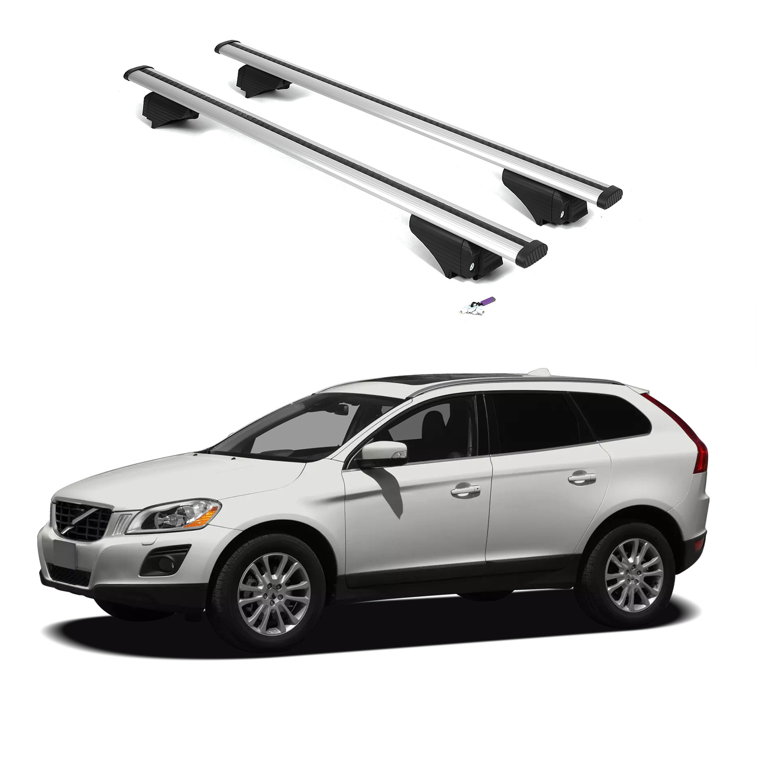 ERKUL Roof Rack Crossbars For VOLVO XC60 2009-2017