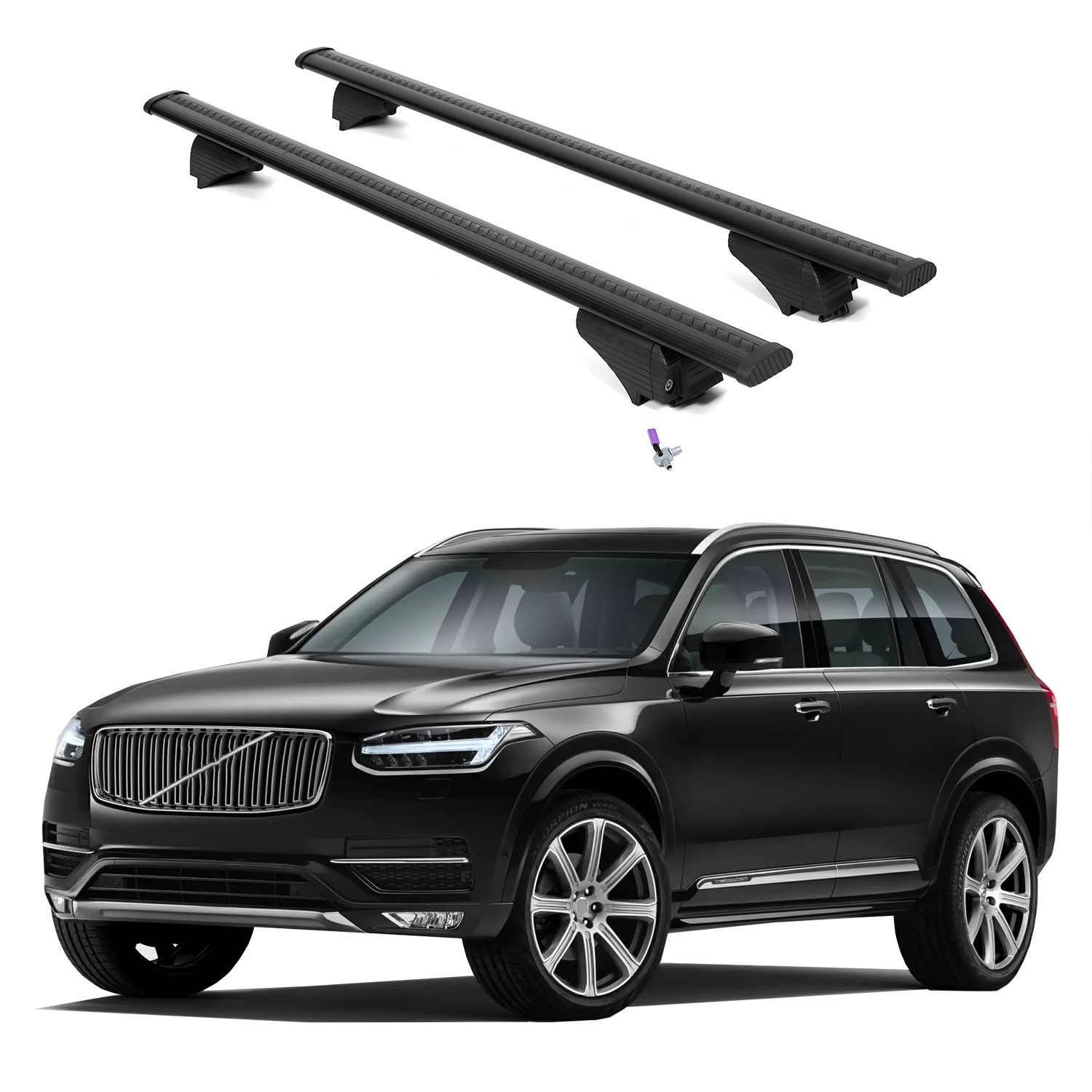 ERKUL Roof Rack Crossbars For VOLVO XC90 2016-2026