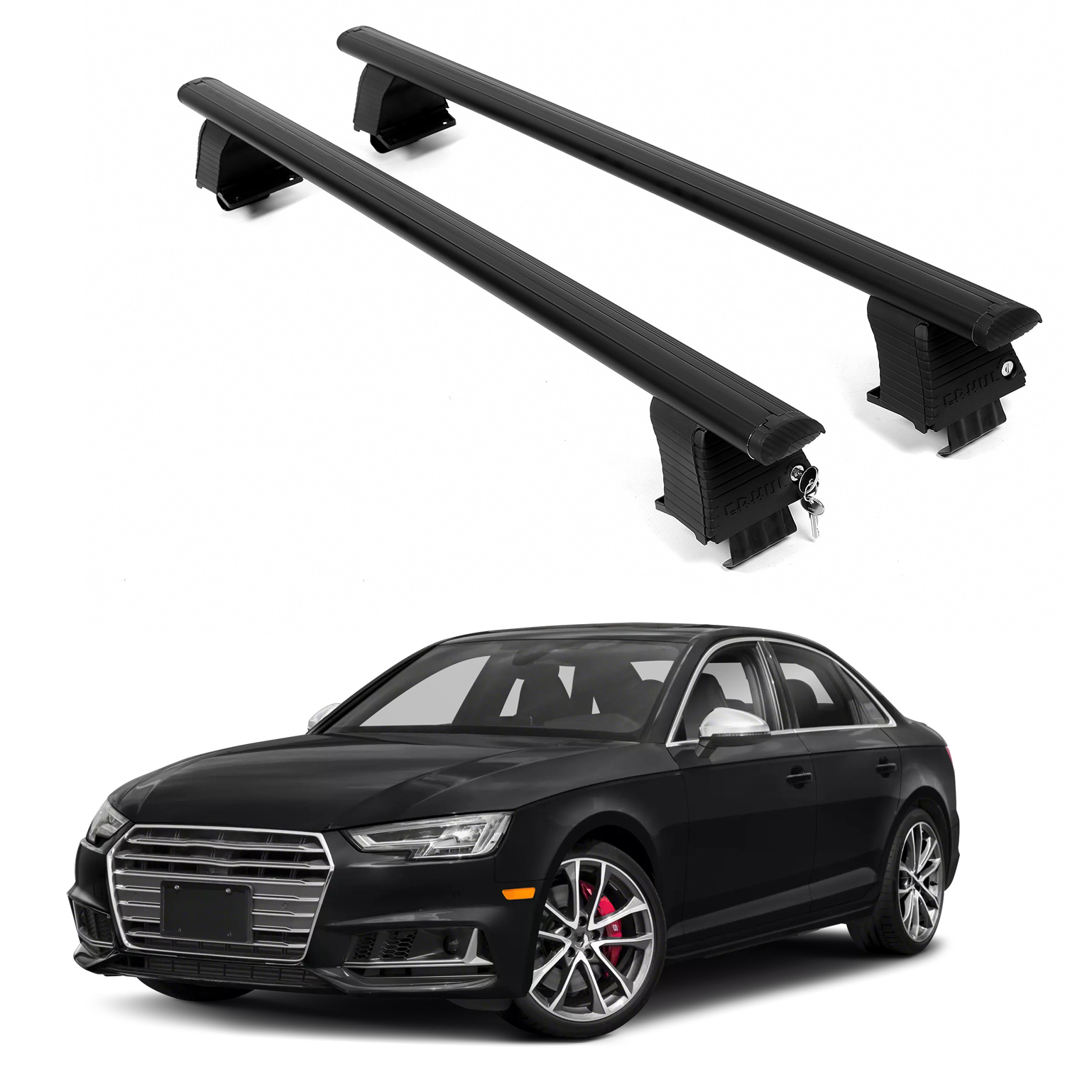 ERKUL Roof Rack Crossbars For AUDI S4 2018-2025