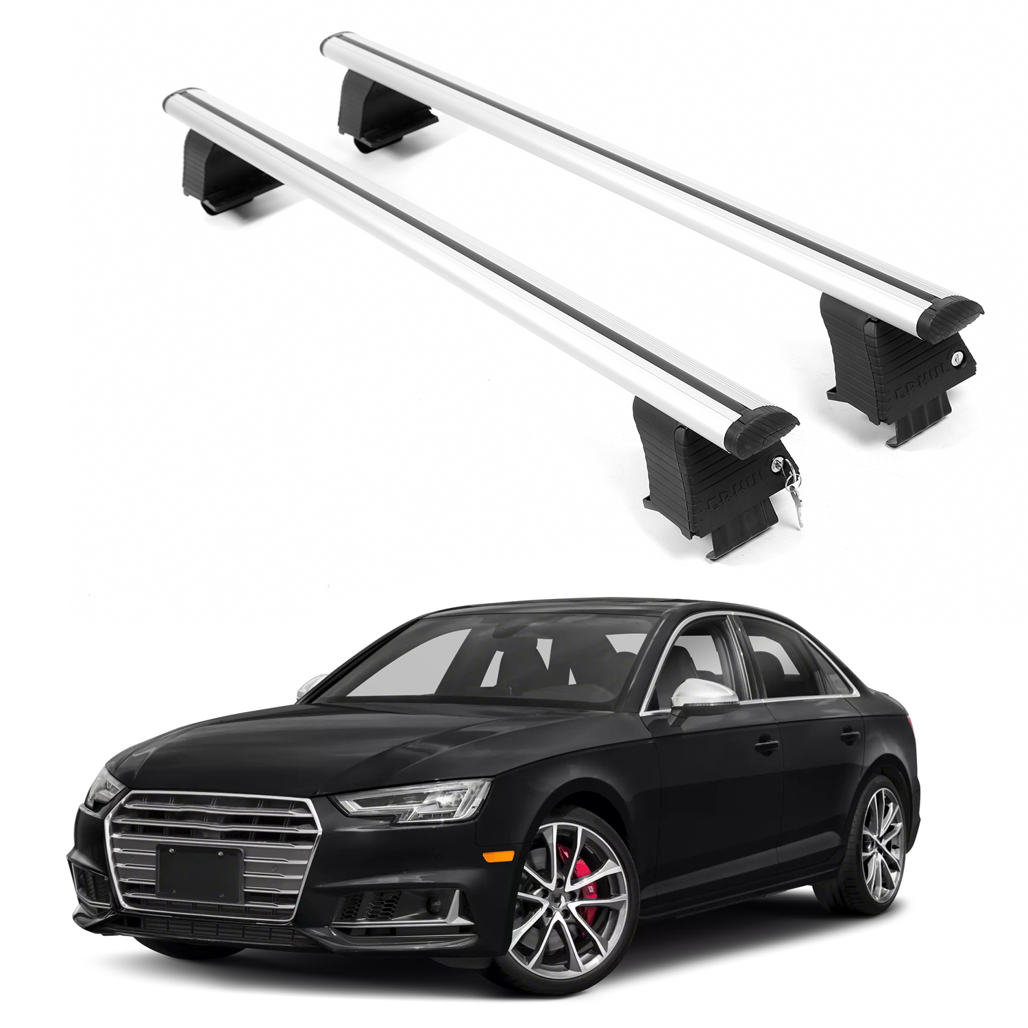 ERKUL Roof Rack Crossbars For AUDI S4 2018-2025
