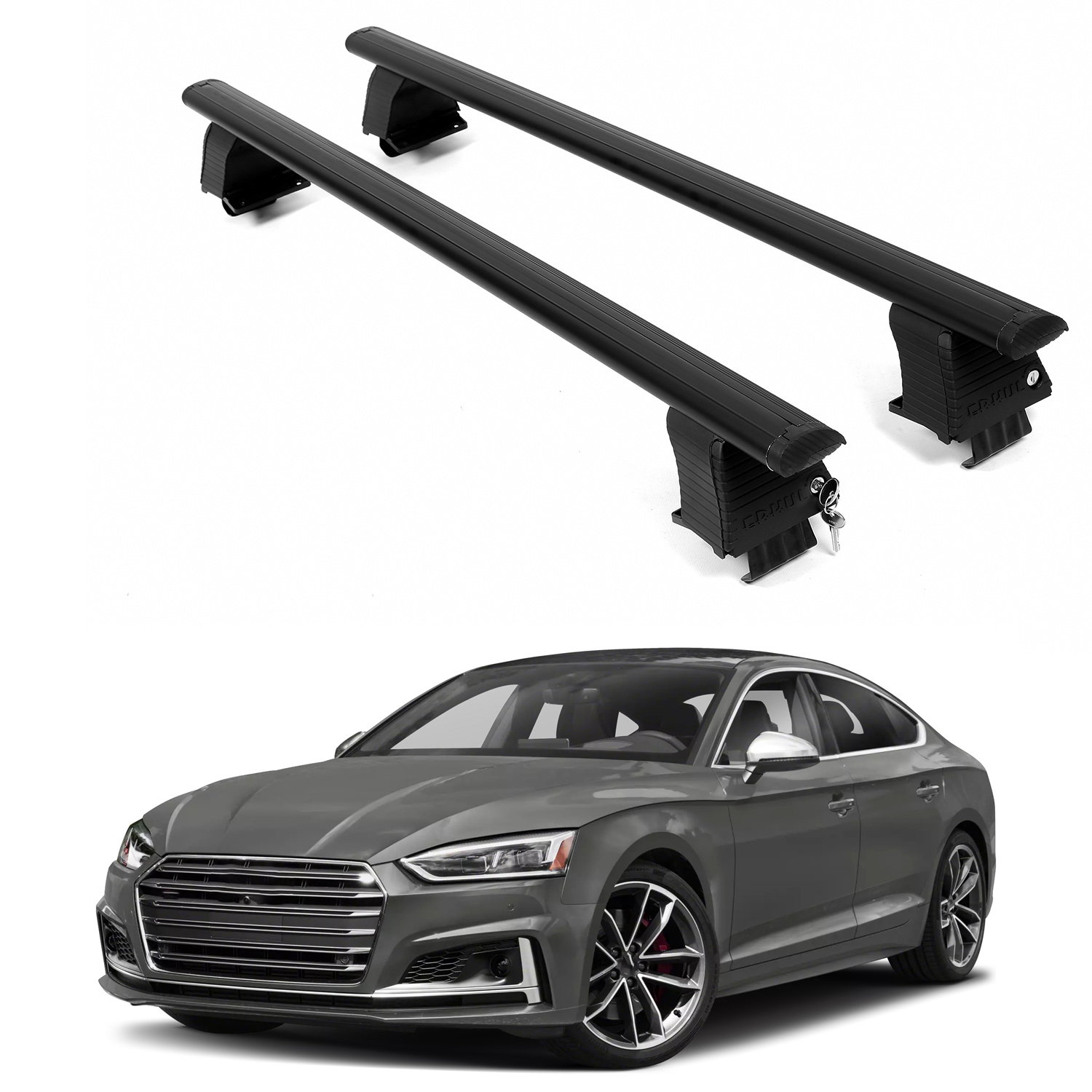 ERKUL Roof Rack Crossbars For AUDI S5 2018-2025