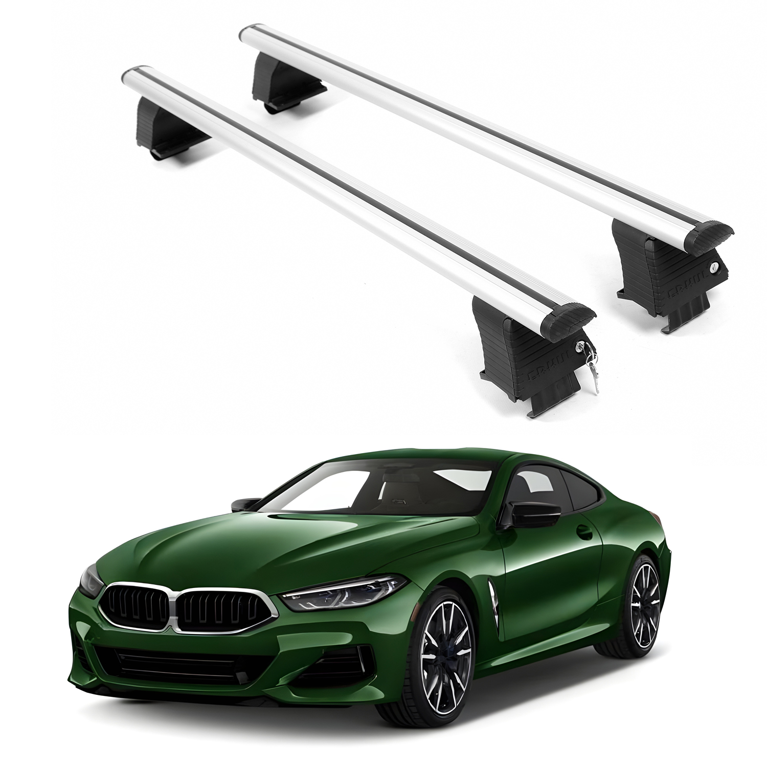 ERKUL Roof Rack Crossbars For BMW 8 SERIES 2019-2026