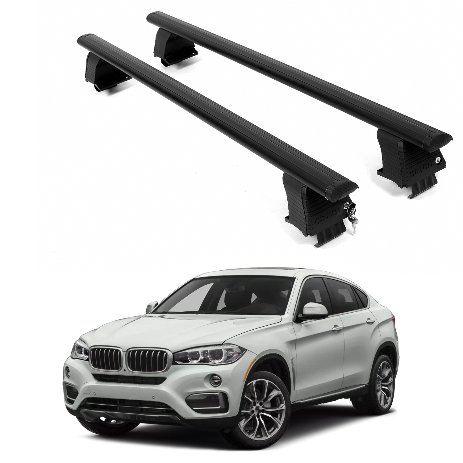 ERKUL Roof Rack Crossbars For BMW X6 2015-2019