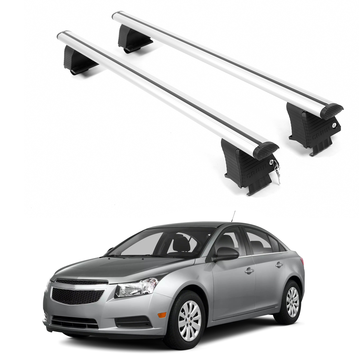 ERKUL Roof Rack Crossbars For CHEVROLET CRUZE 2011-2015