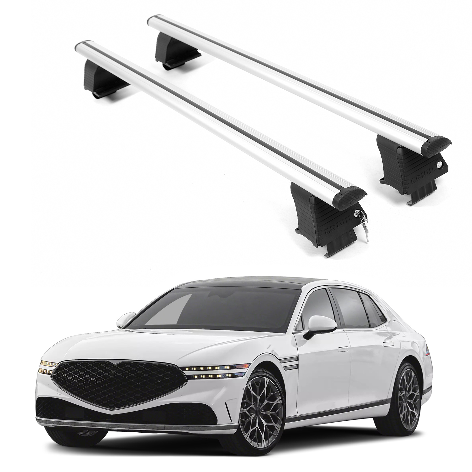 ERKUL Roof Rack Crossbars For GENESIS G90 2023-2026