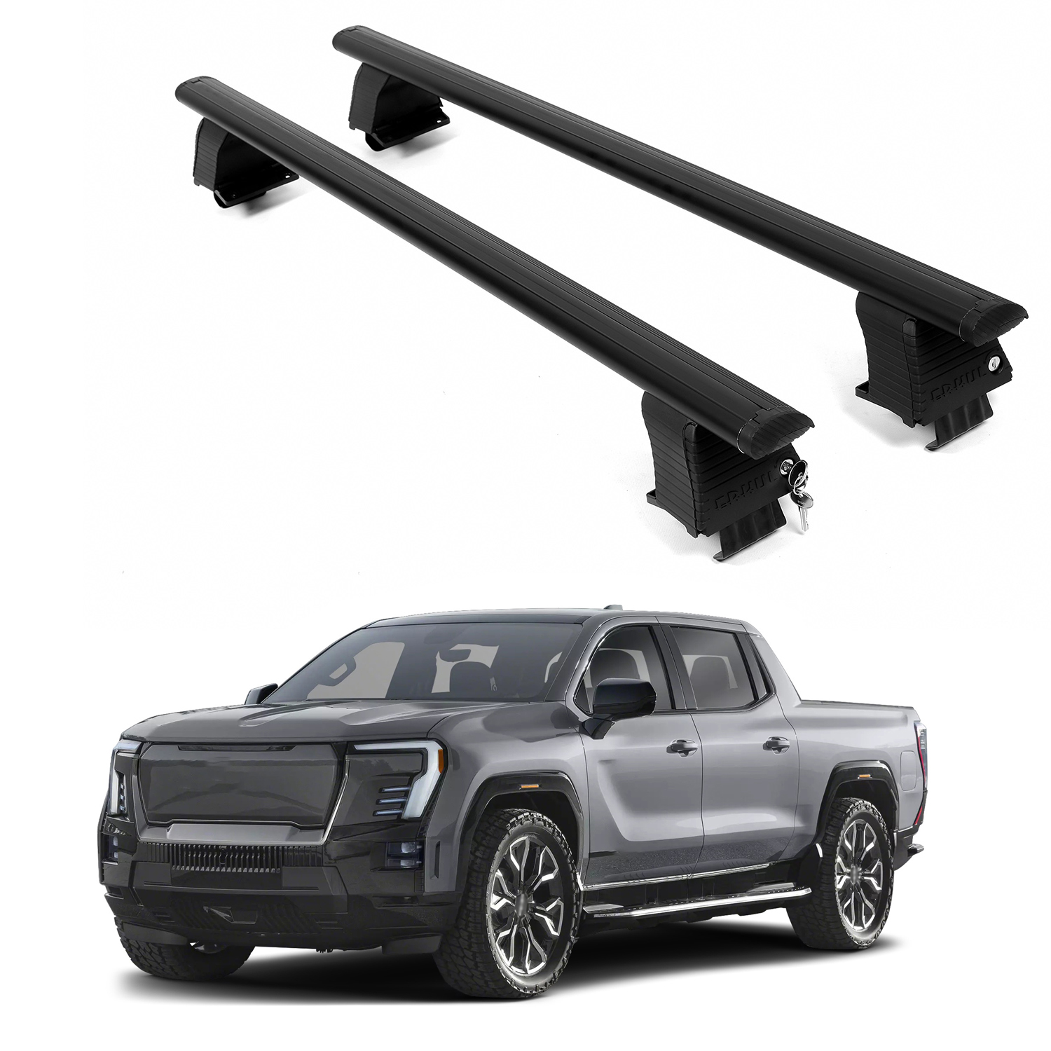ERKUL Roof Rack Crossbars For GMC SIERRA EV DENALI 2024-2026