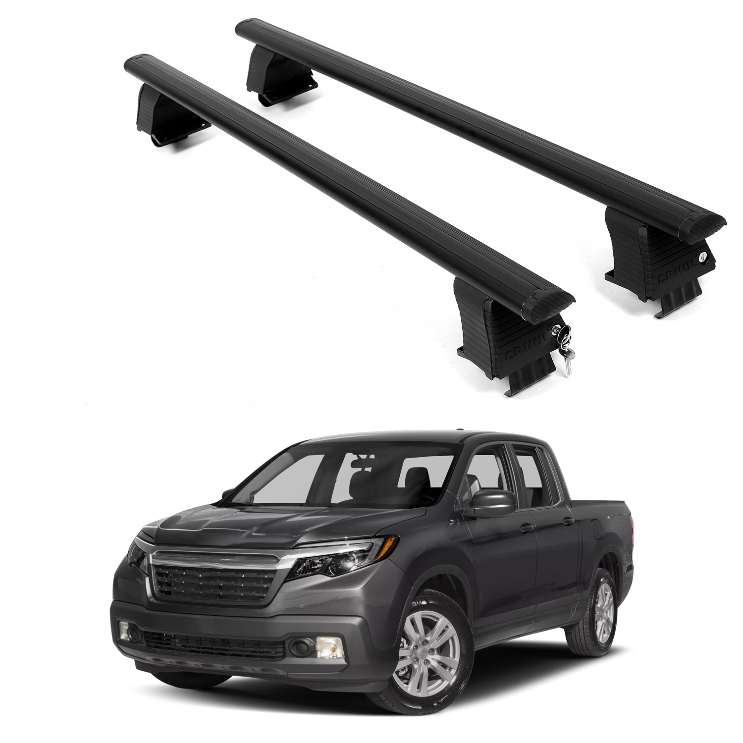ERKUL Roof Rack Crossbars For HONDA RIDGELINE 2017-2026