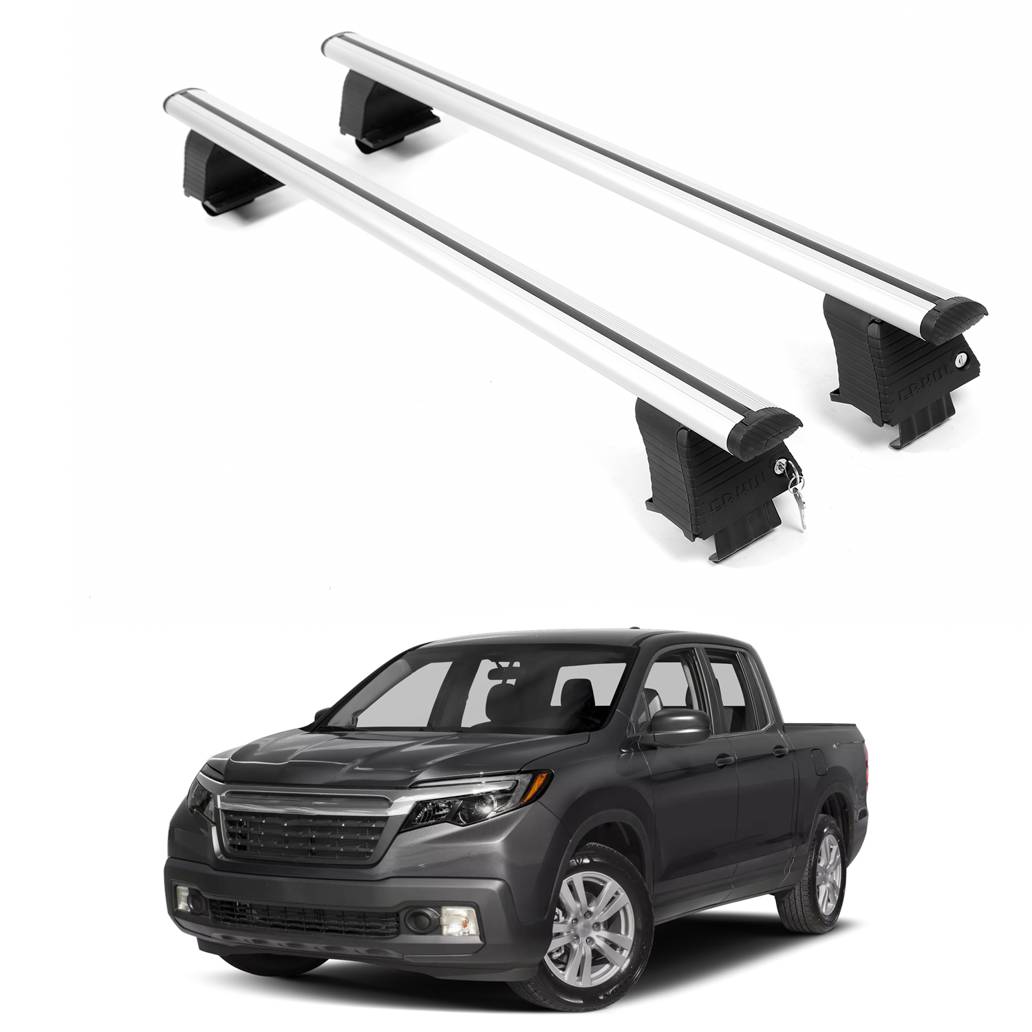 ERKUL Roof Rack Crossbars For HONDA RIDGELINE 2017-2026