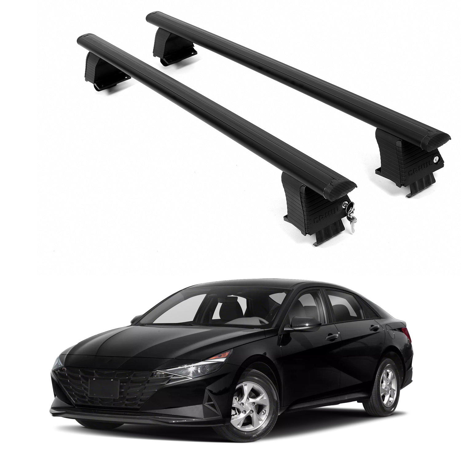 ERKUL Roof Rack Crossbars For HYUNDAI ELANTRA 2021-2026