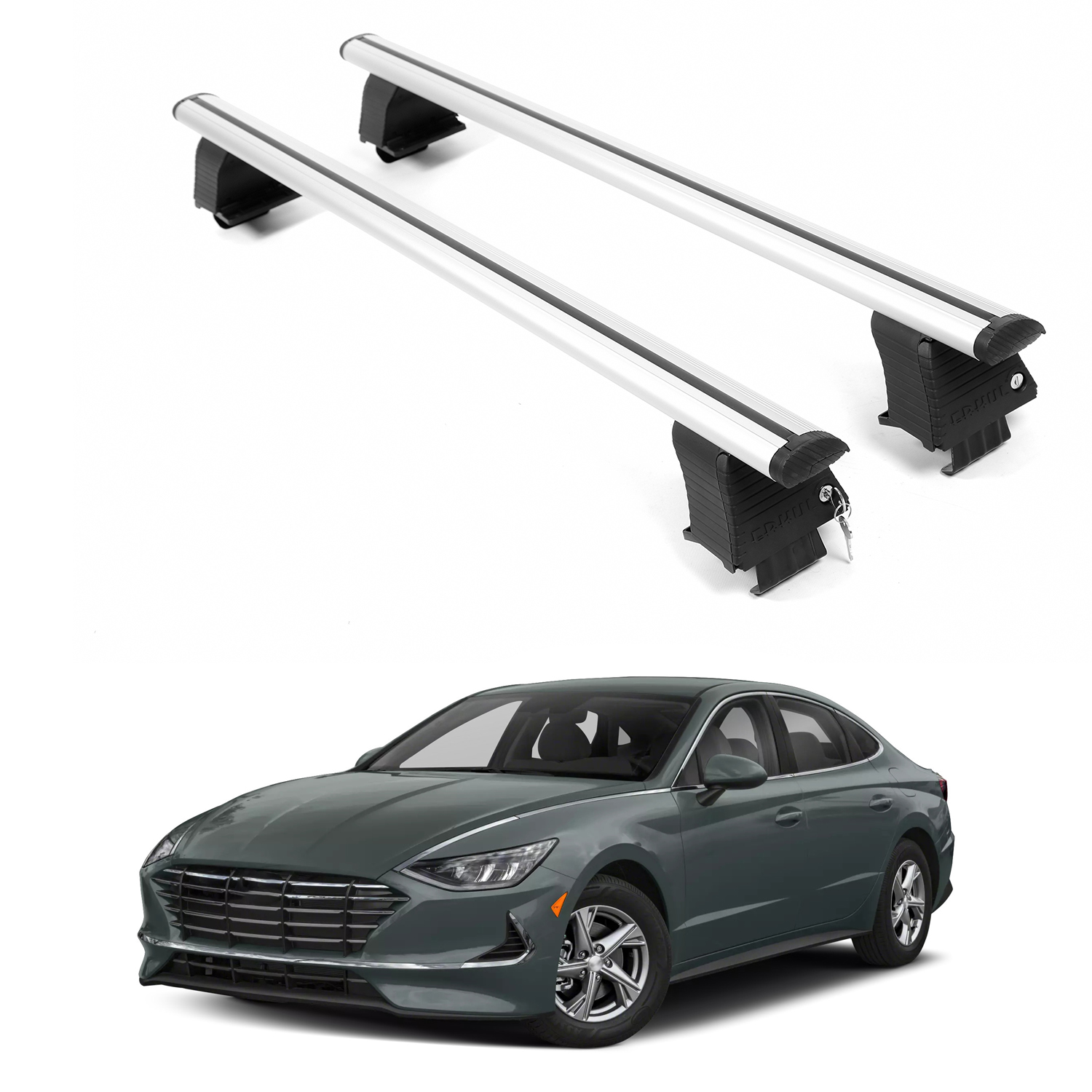 ERKUL Roof Rack Crossbars For HYUNDAI SONATA 2020-2026