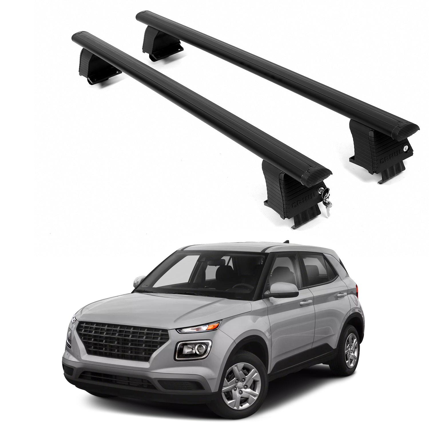 ERKUL Roof Rack Crossbars For HYUNDAI VENUE 2020-2026