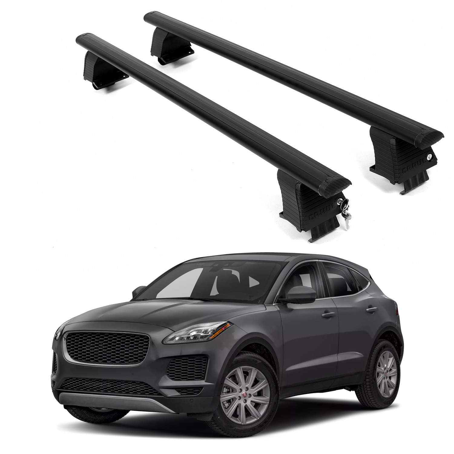 ERKUL Roof Rack Crossbars For JAGUAR E-PACE 2018-2024