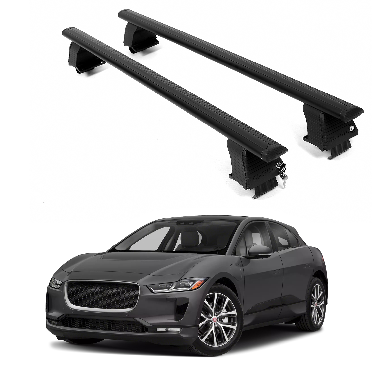ERKUL Roof Rack Crossbars For JAGUAR I-PACE 2019-2024