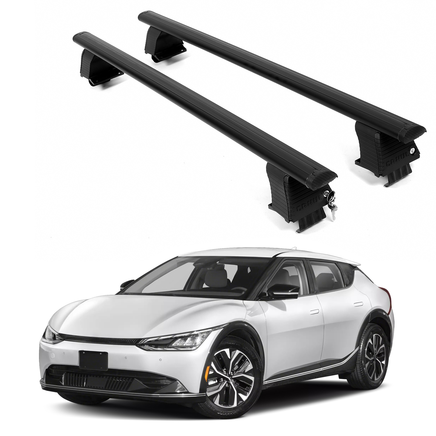 ERKUL Roof Rack Crossbars For KIA EV6 2022-2026