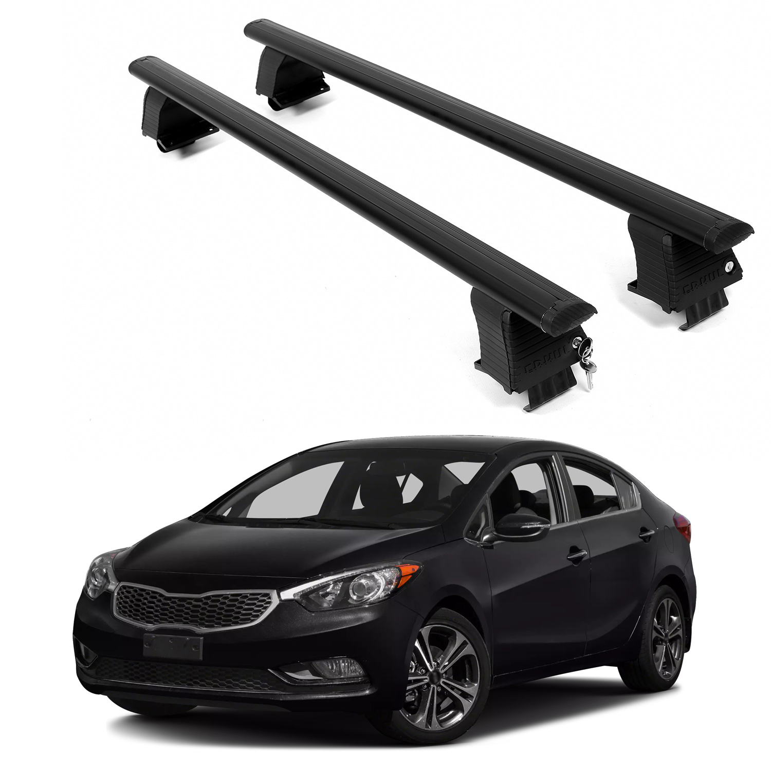 ERKUL Roof Rack Crossbars For KIA FORTE 2014-2018