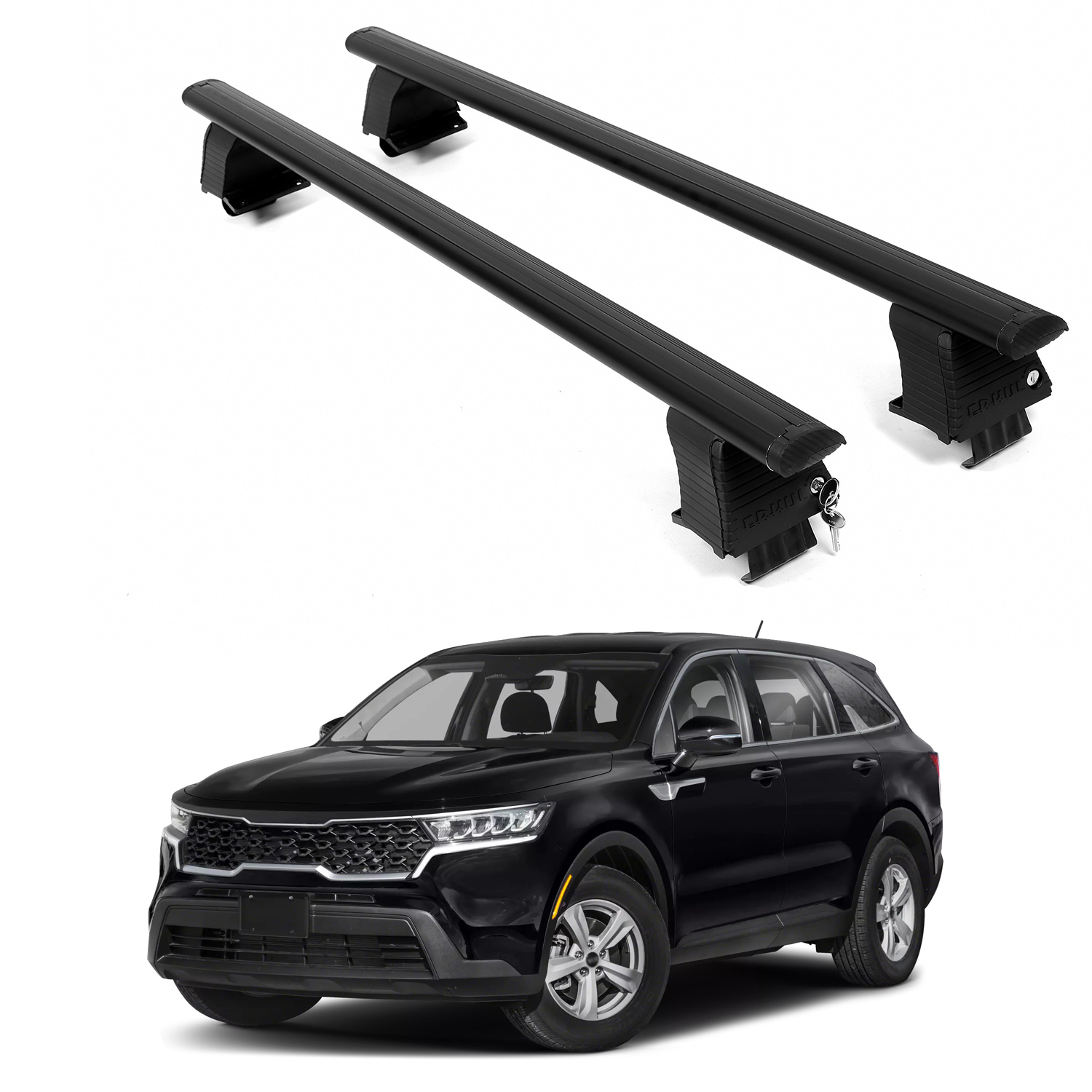 ERKUL Roof Rack Crossbars For KIA SORENTO 2021-2026