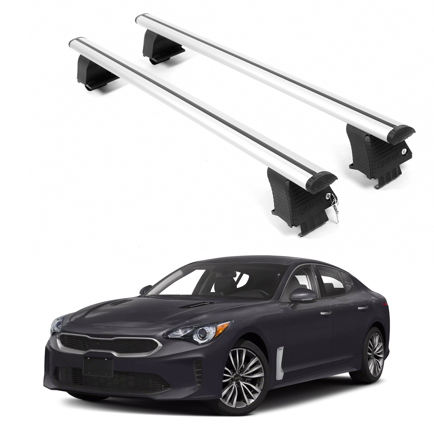 ERKUL Roof Rack Crossbars For KIA STINGER 2018-2023