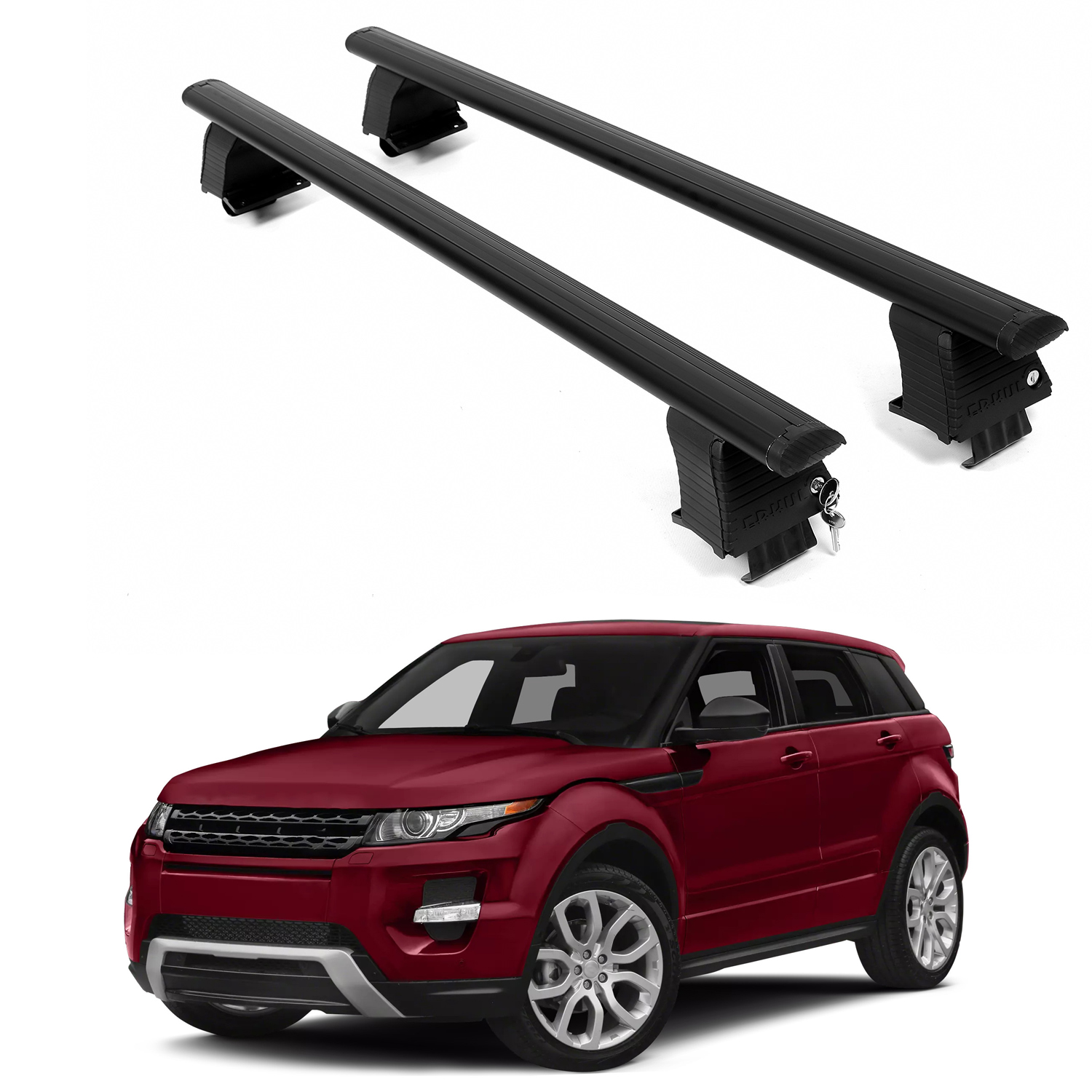 ERKUL Roof Rack Crossbars For LAND ROVER RANGE ROVER EVOQUE 2011-2018
