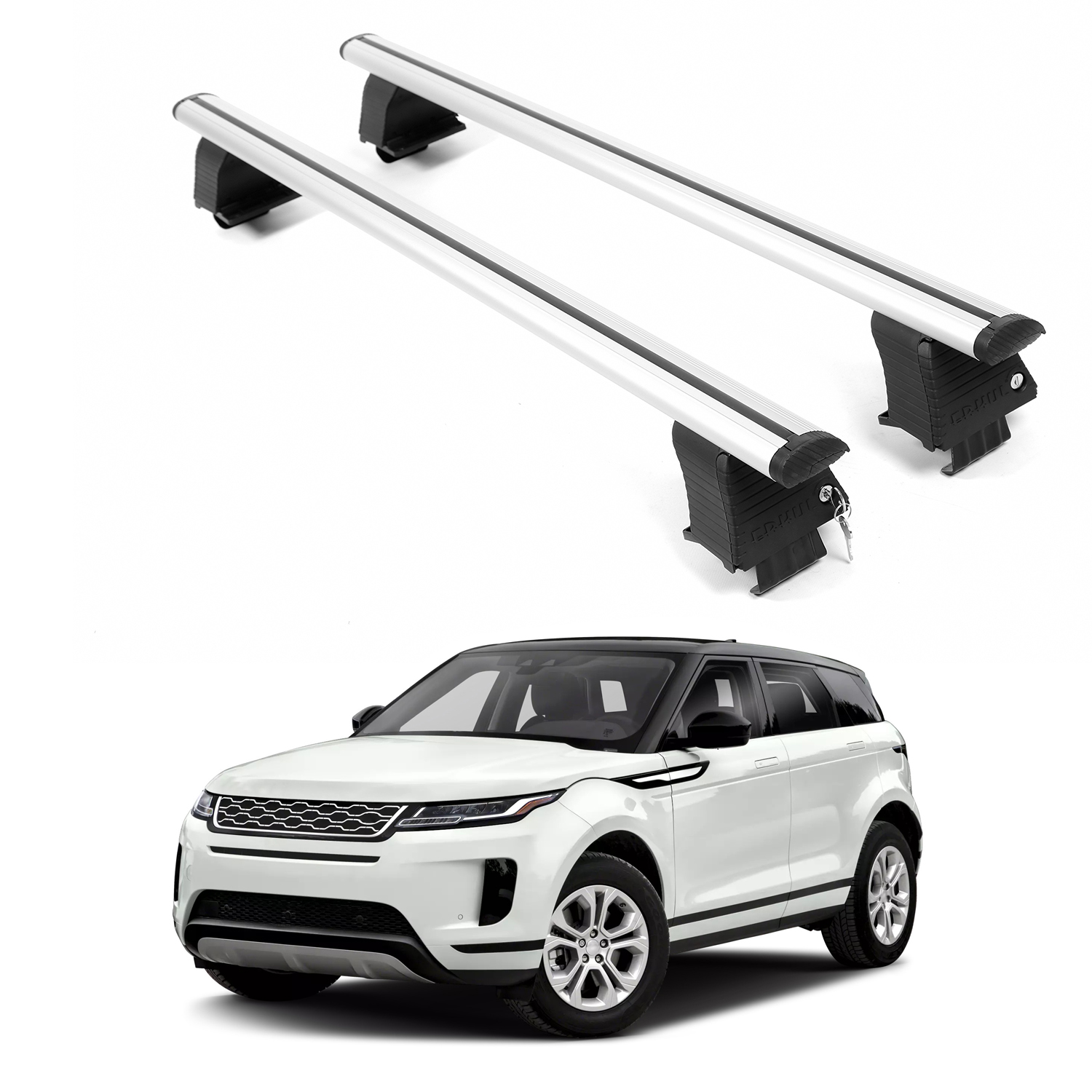 ERKUL Roof Rack Crossbars For LAND ROVER RANGE ROVER EVOQUE 2020-2026