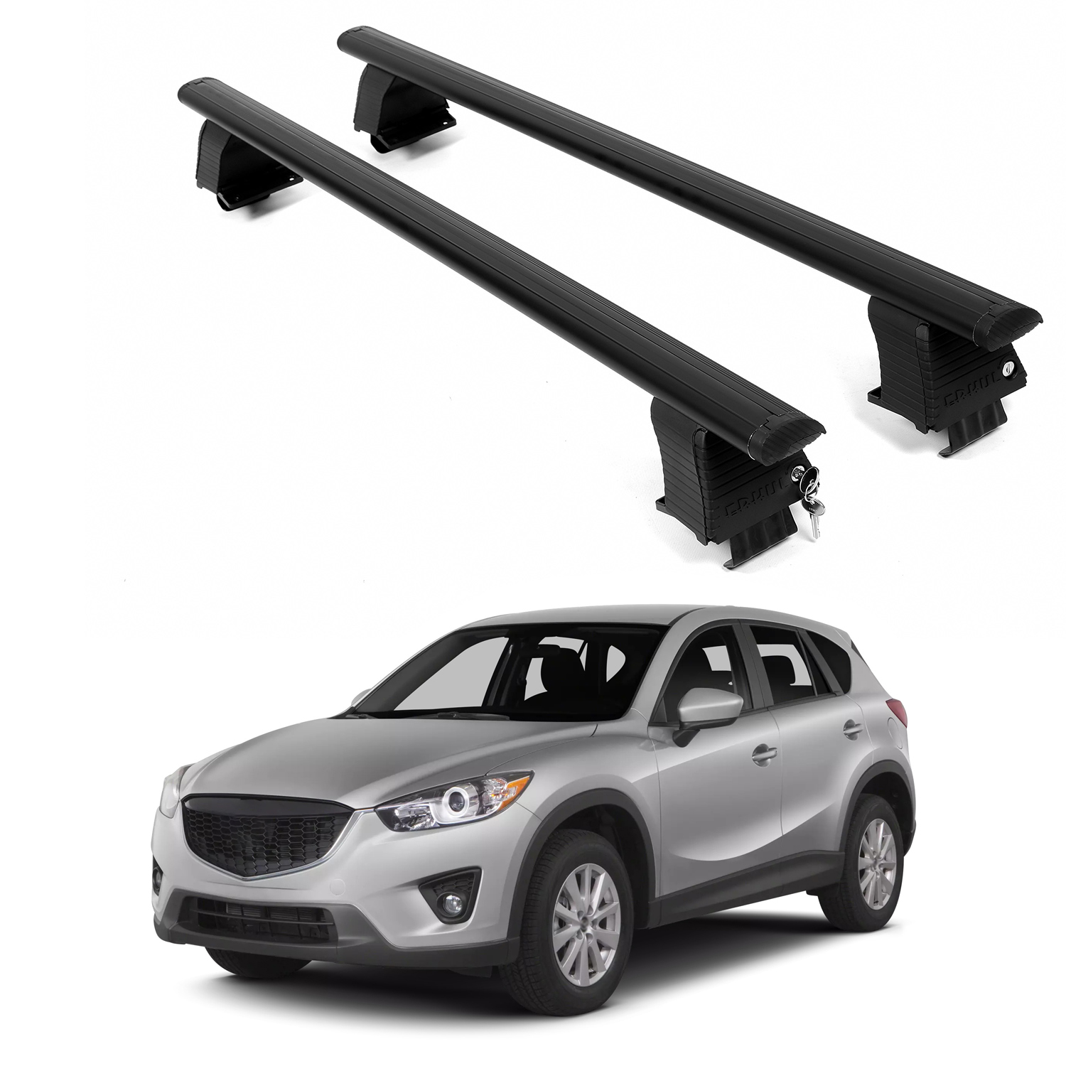 ERKUL Roof Rack Crossbars For MAZDA CX-5 2012-2016