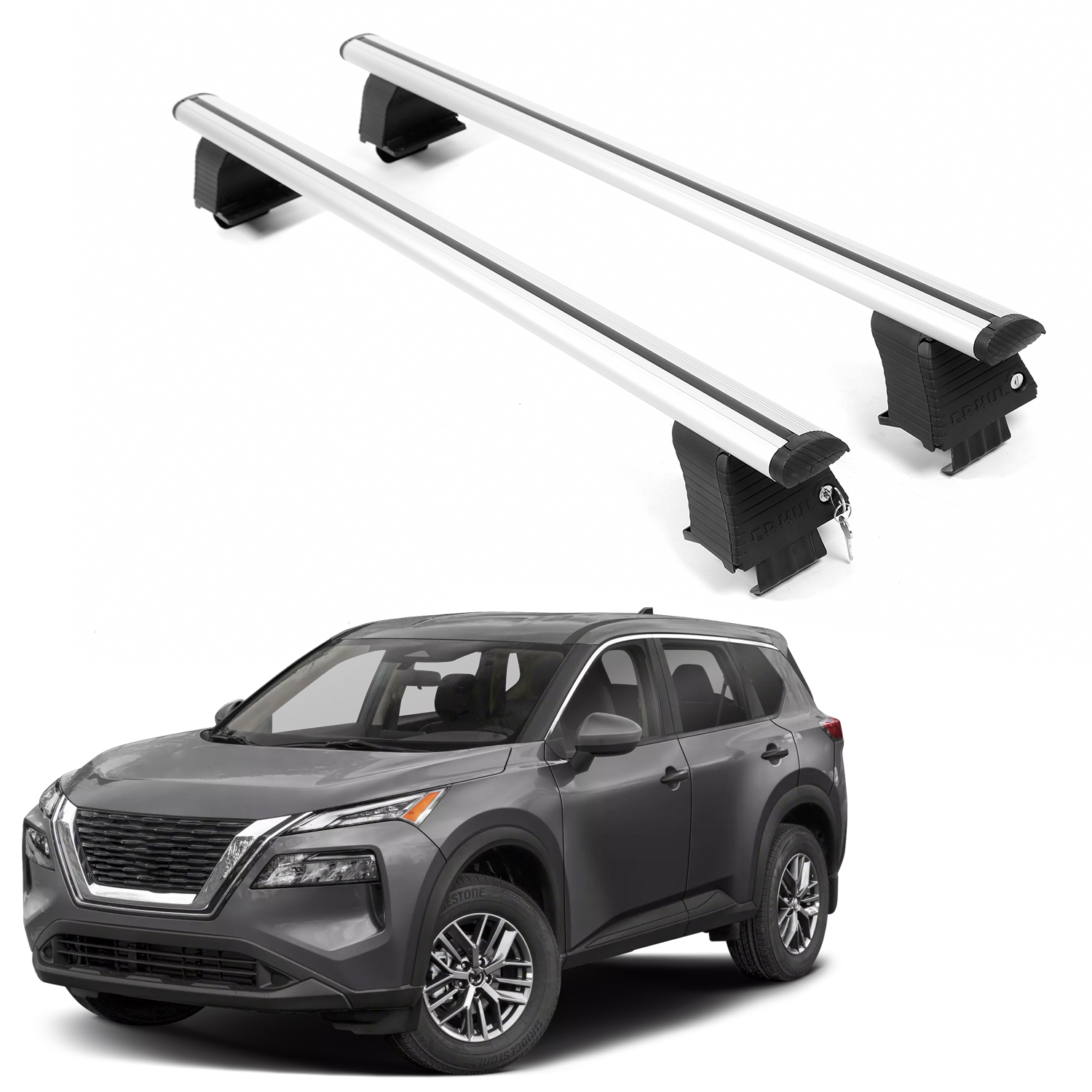 ERKUL Roof Rack Crossbars For NISSAN ROGUE 2021-2026