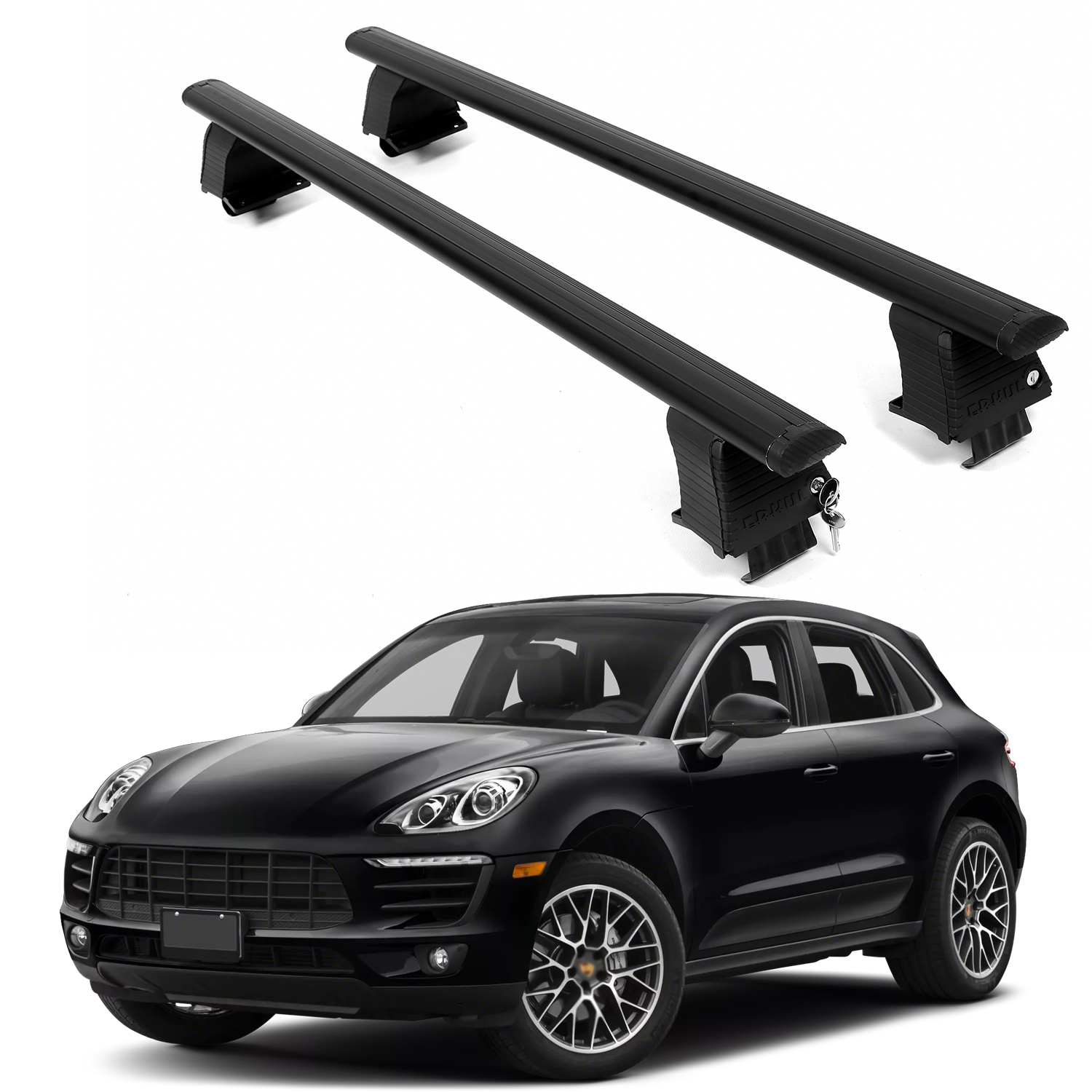 ERKUL Roof Rack Crossbars For PORSCHE MACAN 2015-2026