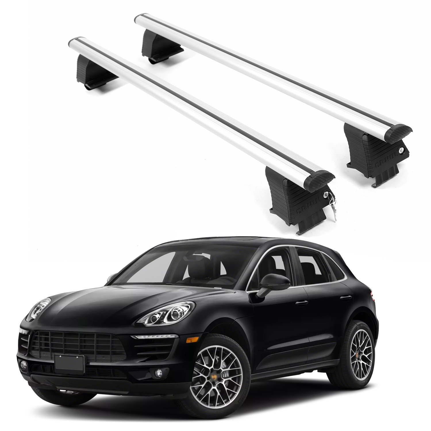 ERKUL Roof Rack Crossbars For PORSCHE MACAN 2015-2026