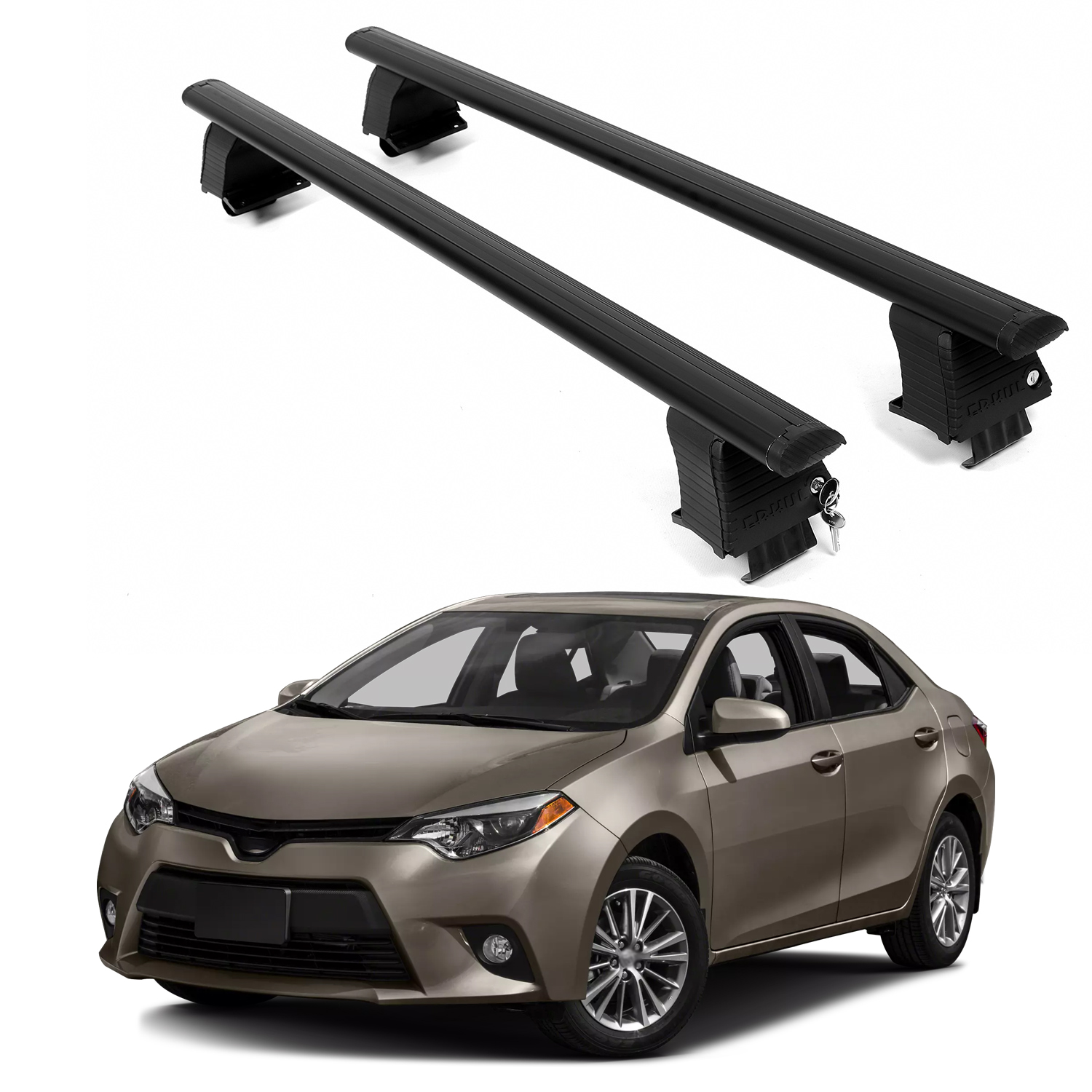 ERKUL Roof Rack Crossbars For TOYOTA COROLLA 2014-2019