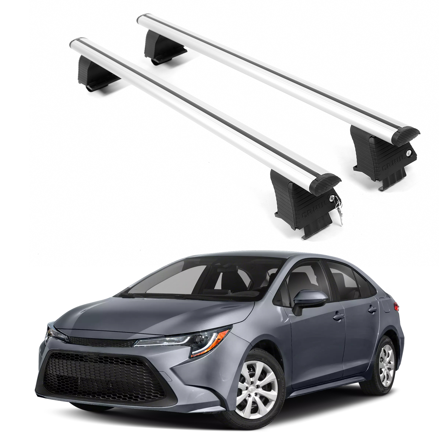 ERKUL Roof Rack Crossbars For TOYOTA COROLLA 2020-2026