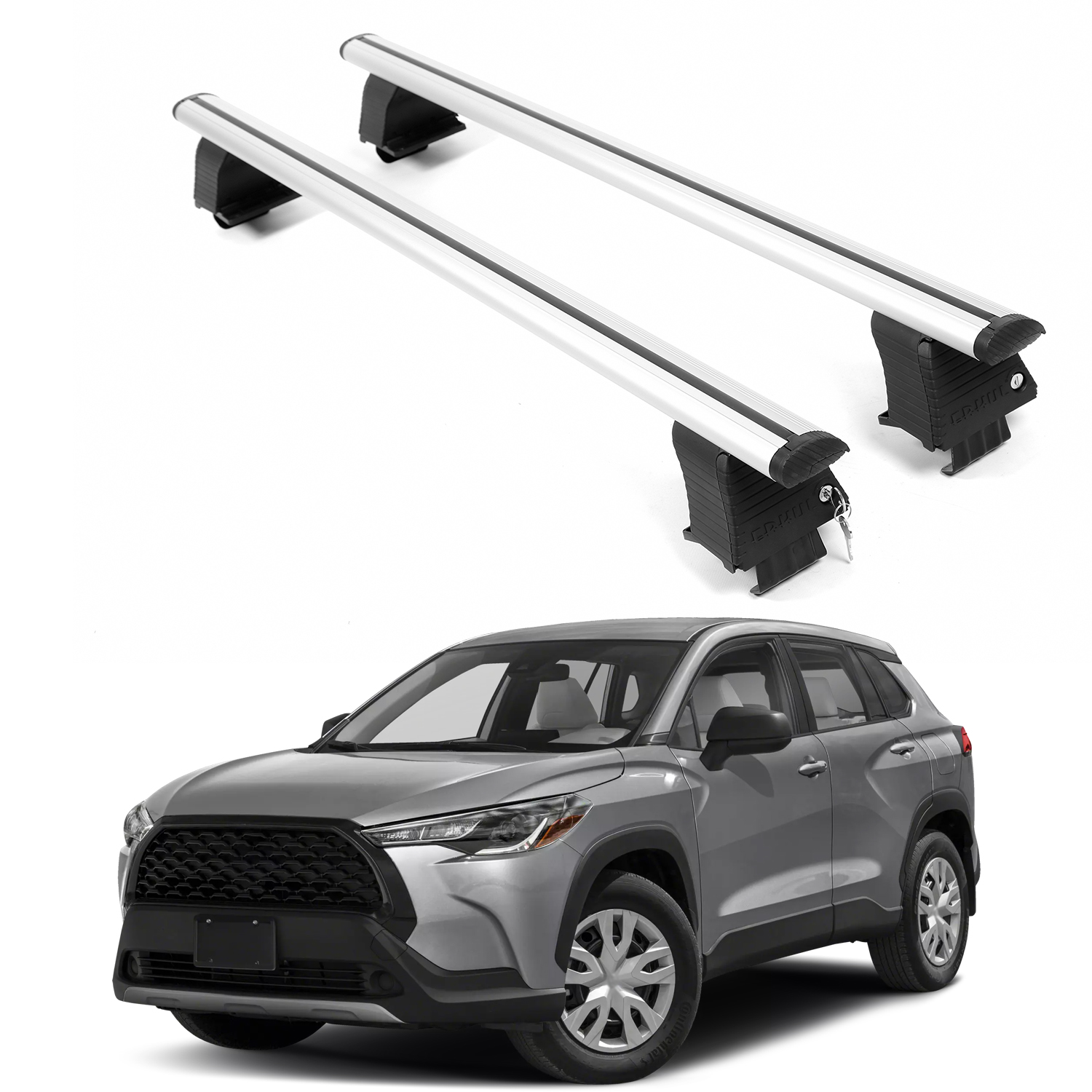 ERKUL Roof Rack Crossbars For TOYOTA COROLLA CROSS 2022-2026