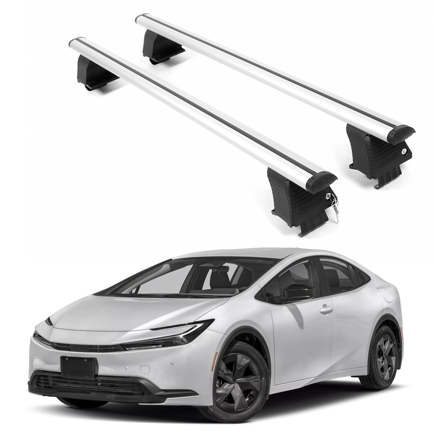 ERKUL Roof Rack Crossbars For TOYOTA PRIUS 2023-2026