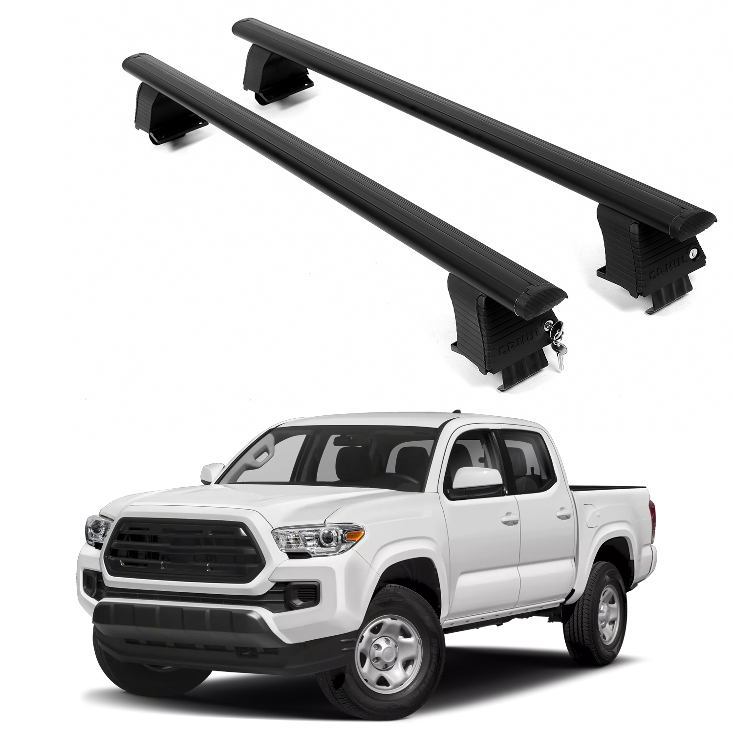 ERKUL Roof Rack Crossbars For TOYOTA TACOMA 2016-2023