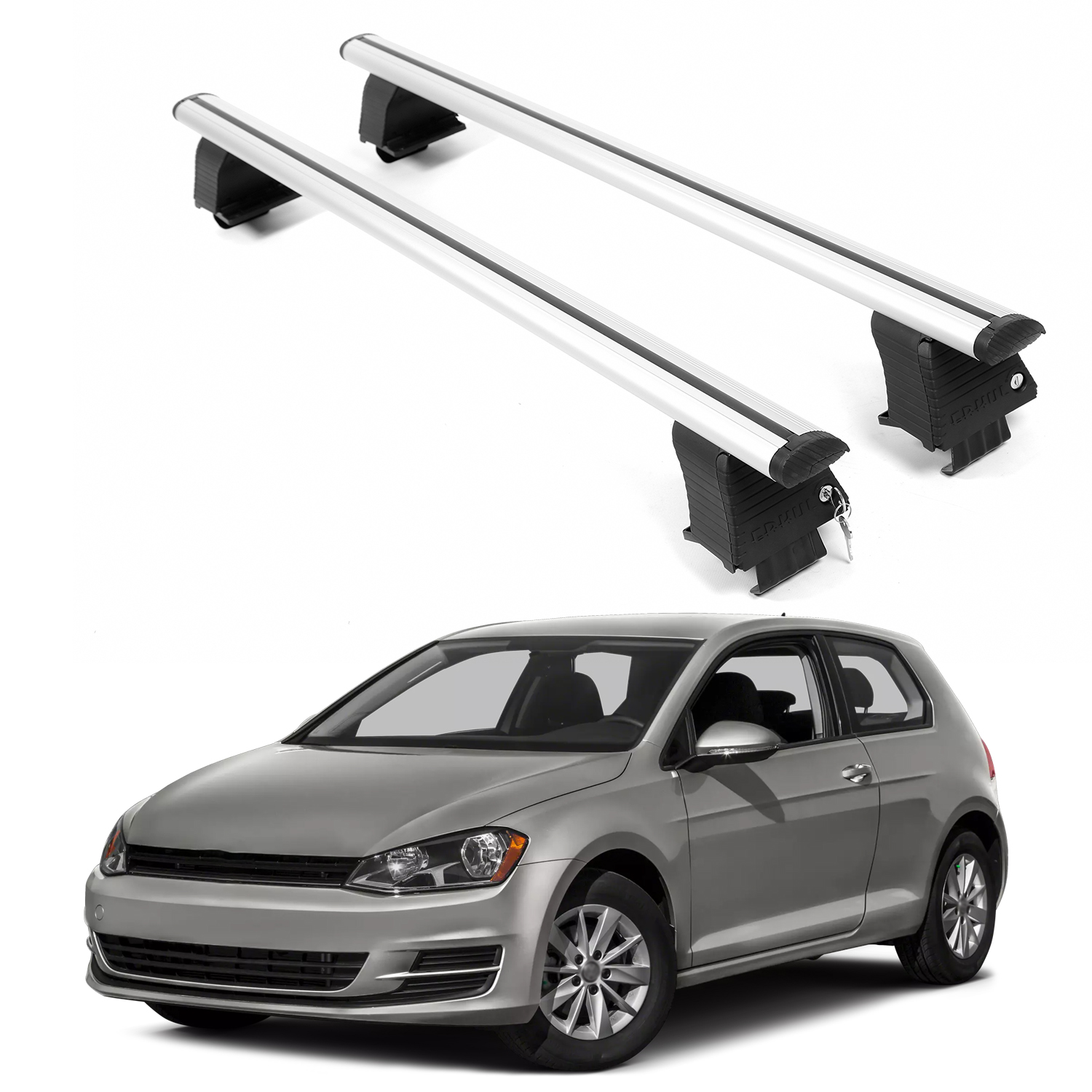 ERKUL Roof Rack Crossbars For VOLKSWAGEN GOLF 2015-2021
