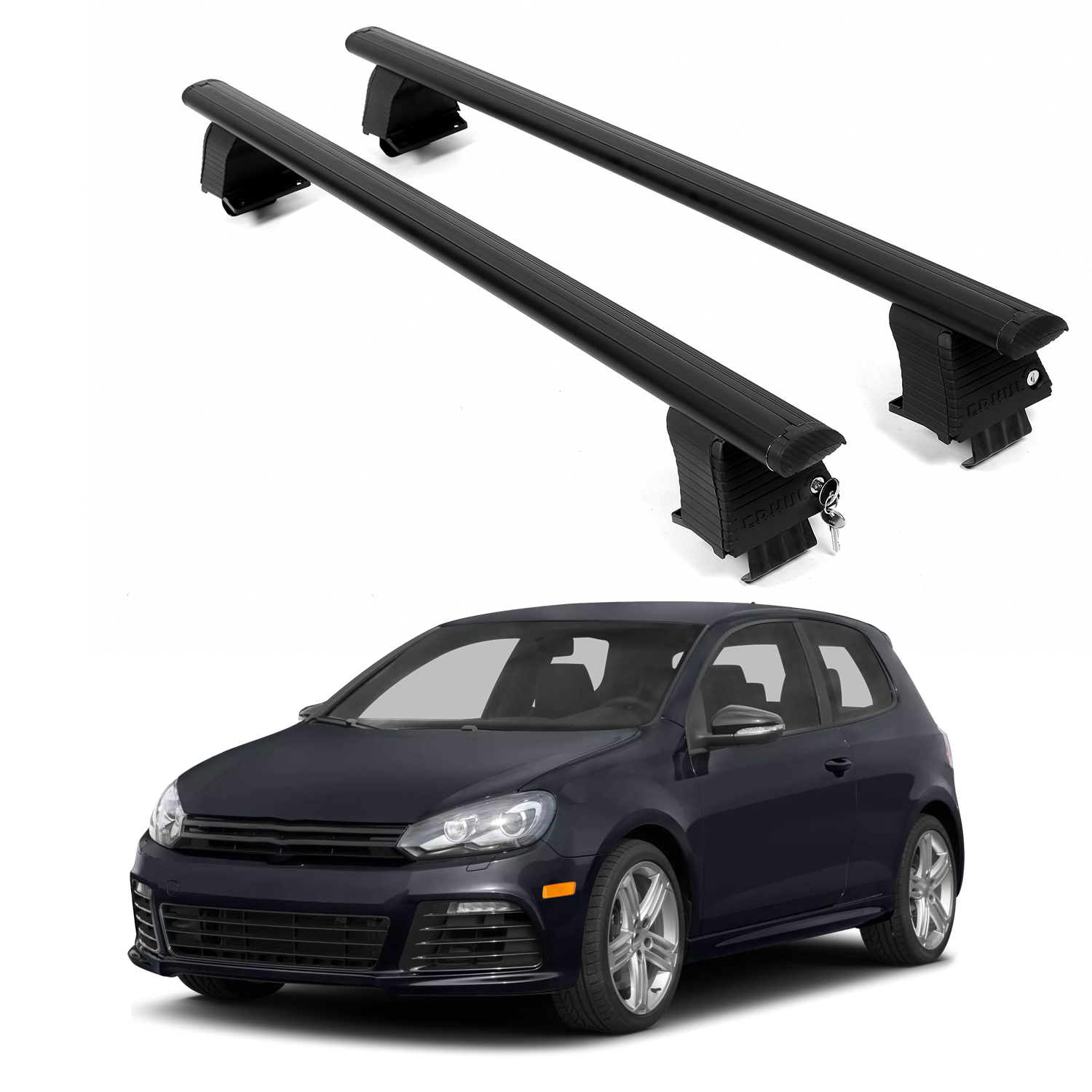 ERKUL Roof Rack Crossbars For VOLKSWAGEN GOLF R 2012-2013