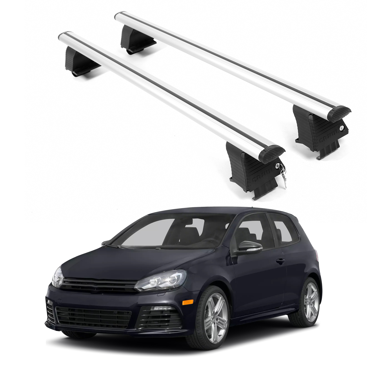 ERKUL Roof Rack Crossbars For VOLKSWAGEN GOLF R 2012-2013