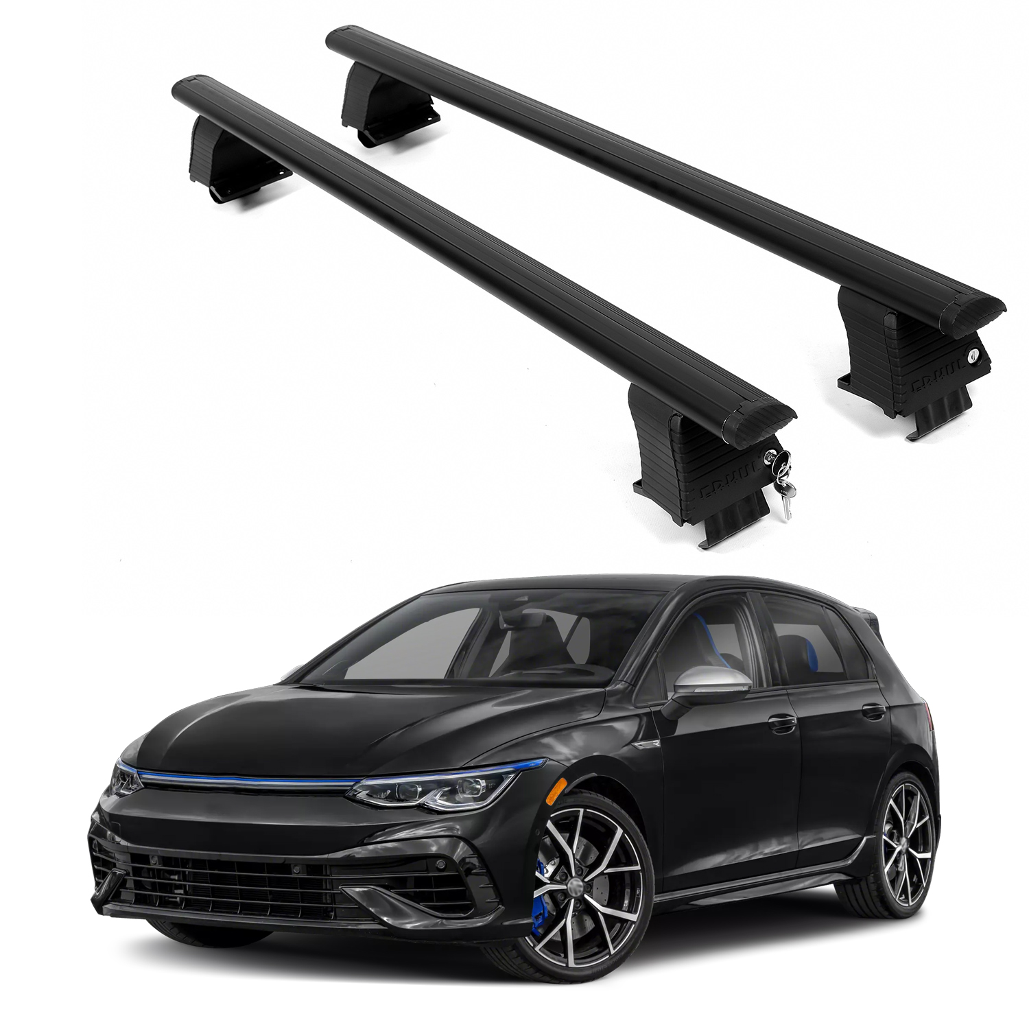 ERKUL Roof Rack Crossbars For VOLKSWAGEN GOLF R 2022-2026