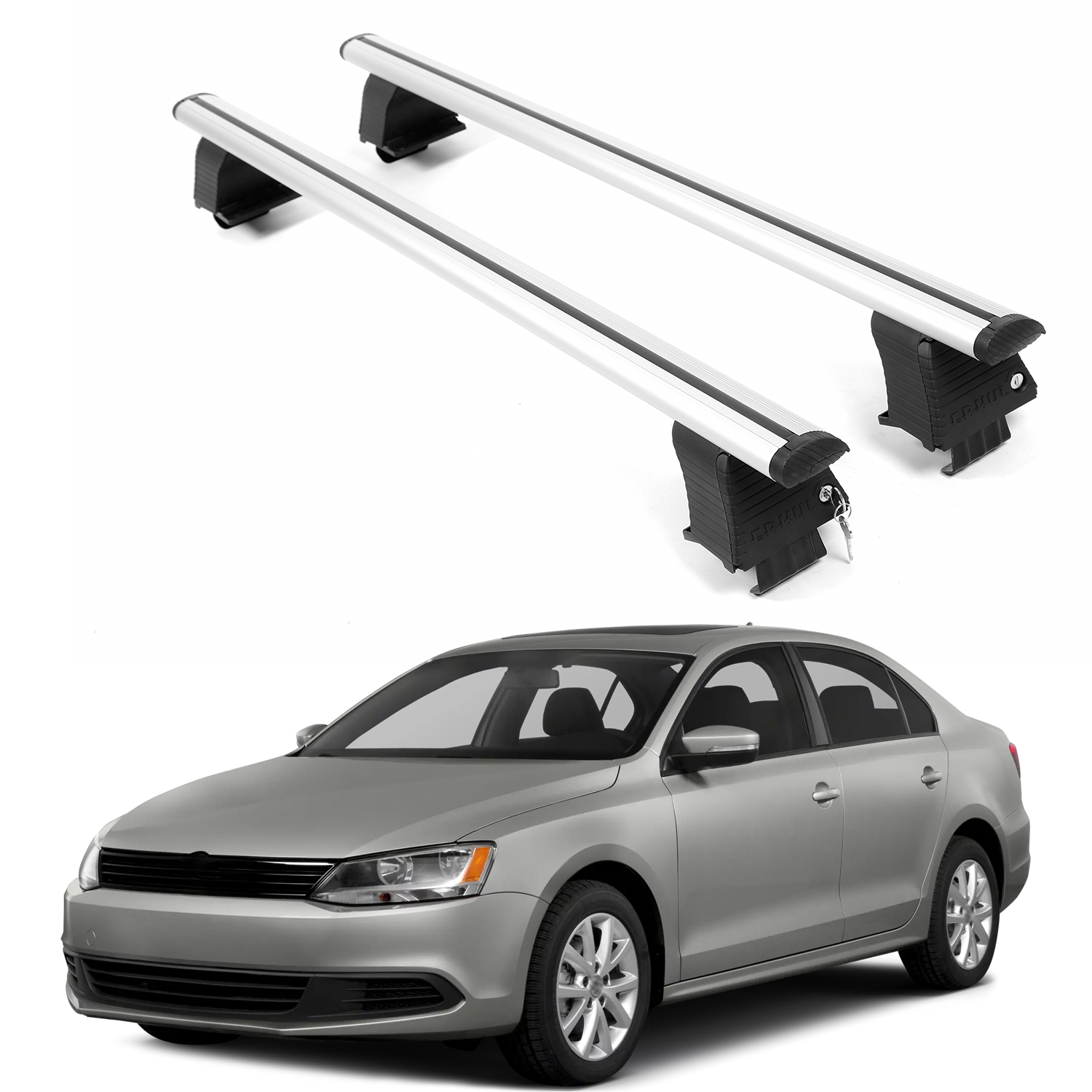 ERKUL Roof Rack Crossbars For VOLKSWAGEN JETTA 2011-2018