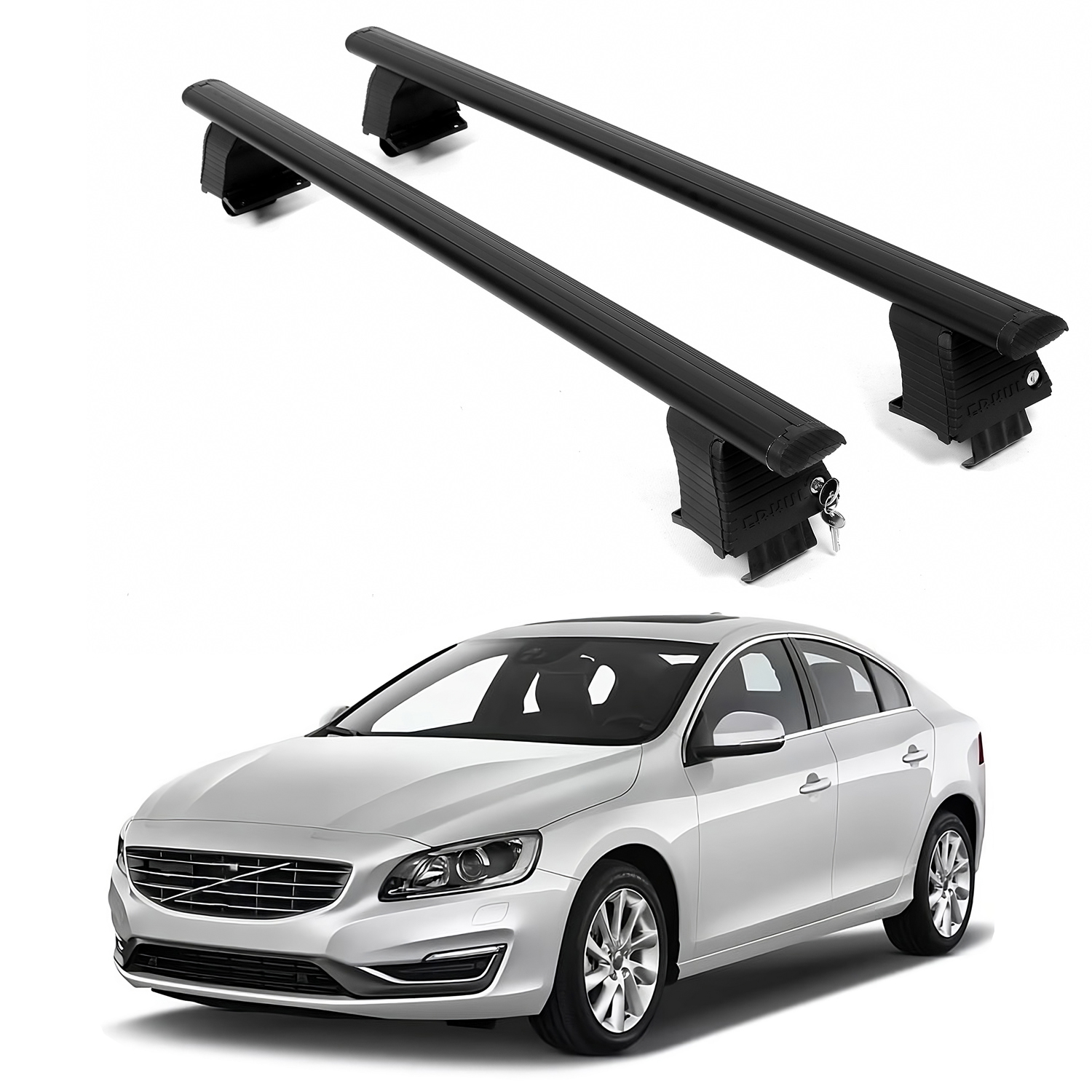ERKUL Roof Rack Crossbars For VOLVO V60 2015-2018