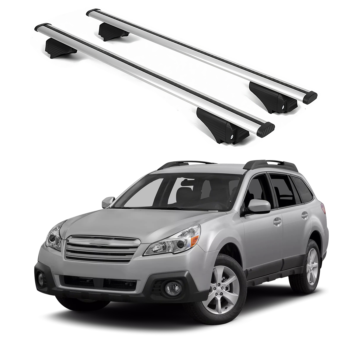 ERKUL Roof Rack Crossbars For SUBARU OUTBACK 2010-2014