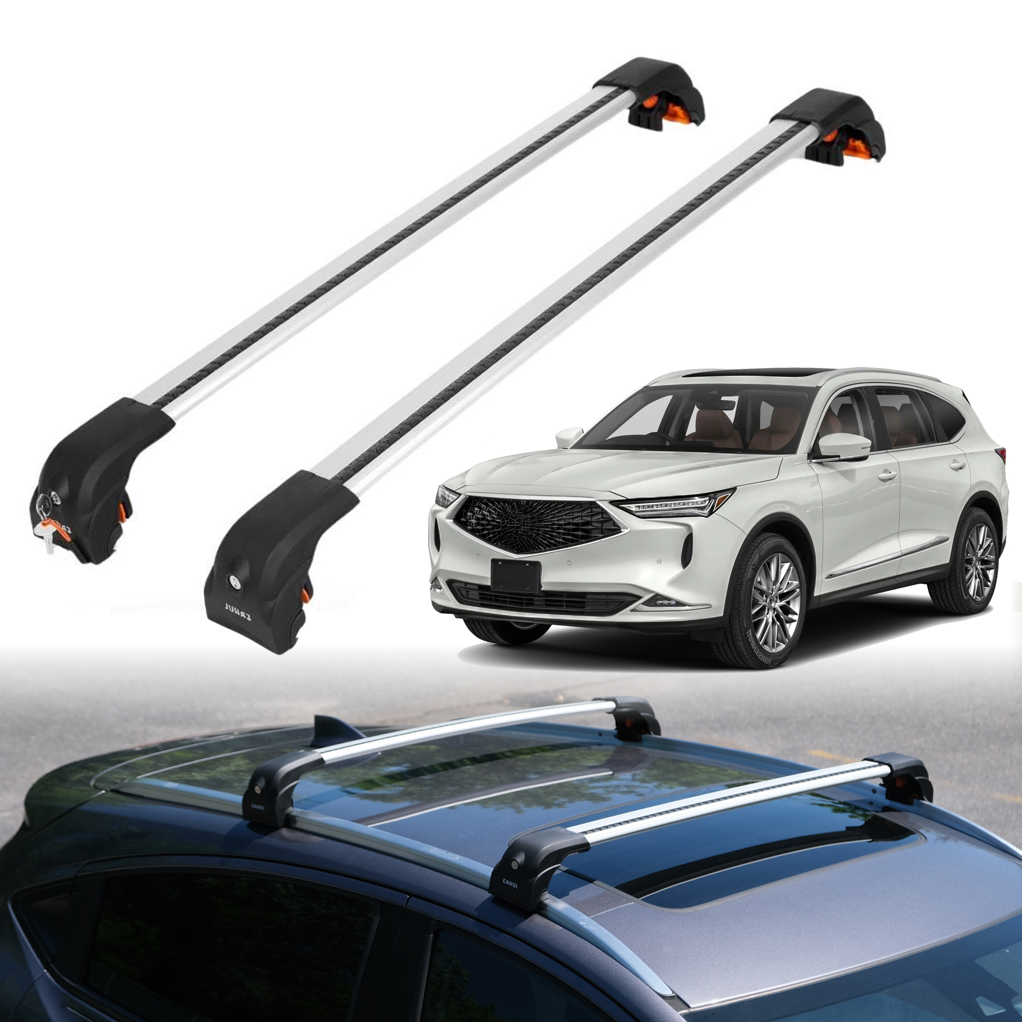 ERKUL Roof Rack Crossbars For ACURA MDX 2022-2026