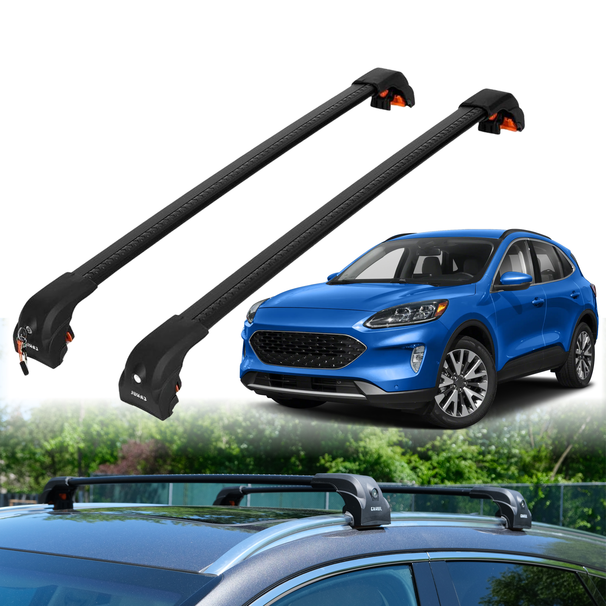 ERKUL Roof Rack Crossbars For FORD ESCAPE 2020-2026