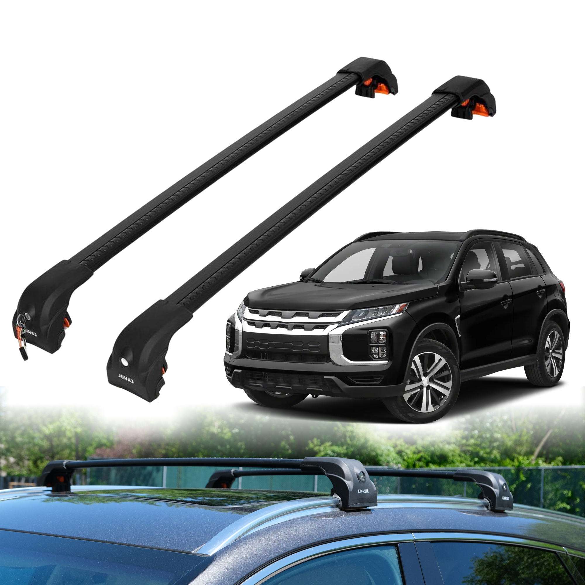 Roof Rack Crossbars for Mitsubishi Outlander Sport 2011-2025