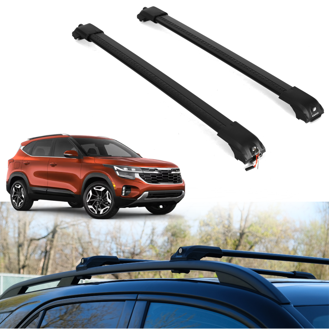 ERKUL Roof Rack Crossbars For KIA SELTOS 2021-2026