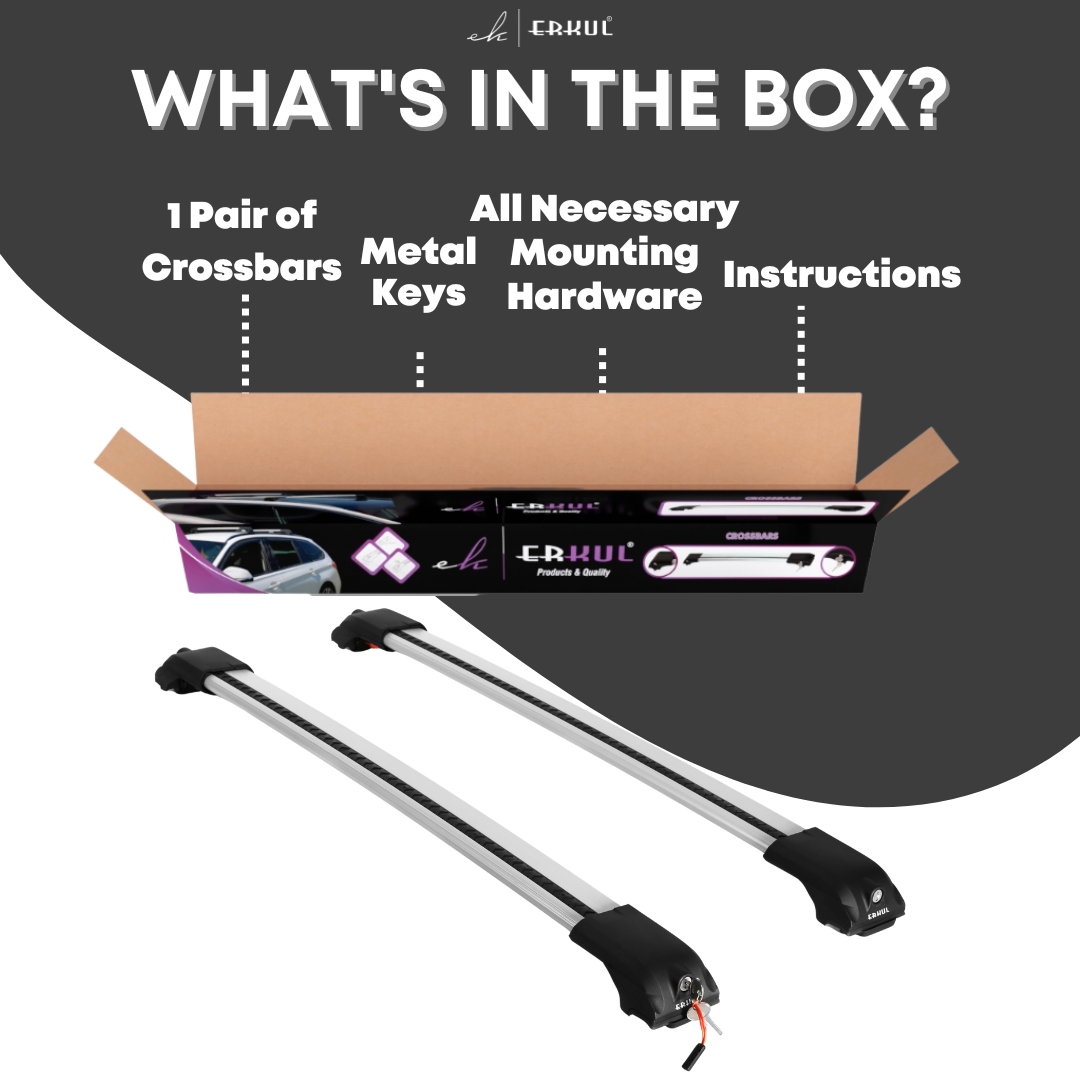ERKUL Roof Rack Crossbars For AUDI A4 ALLROAD 2017-2025