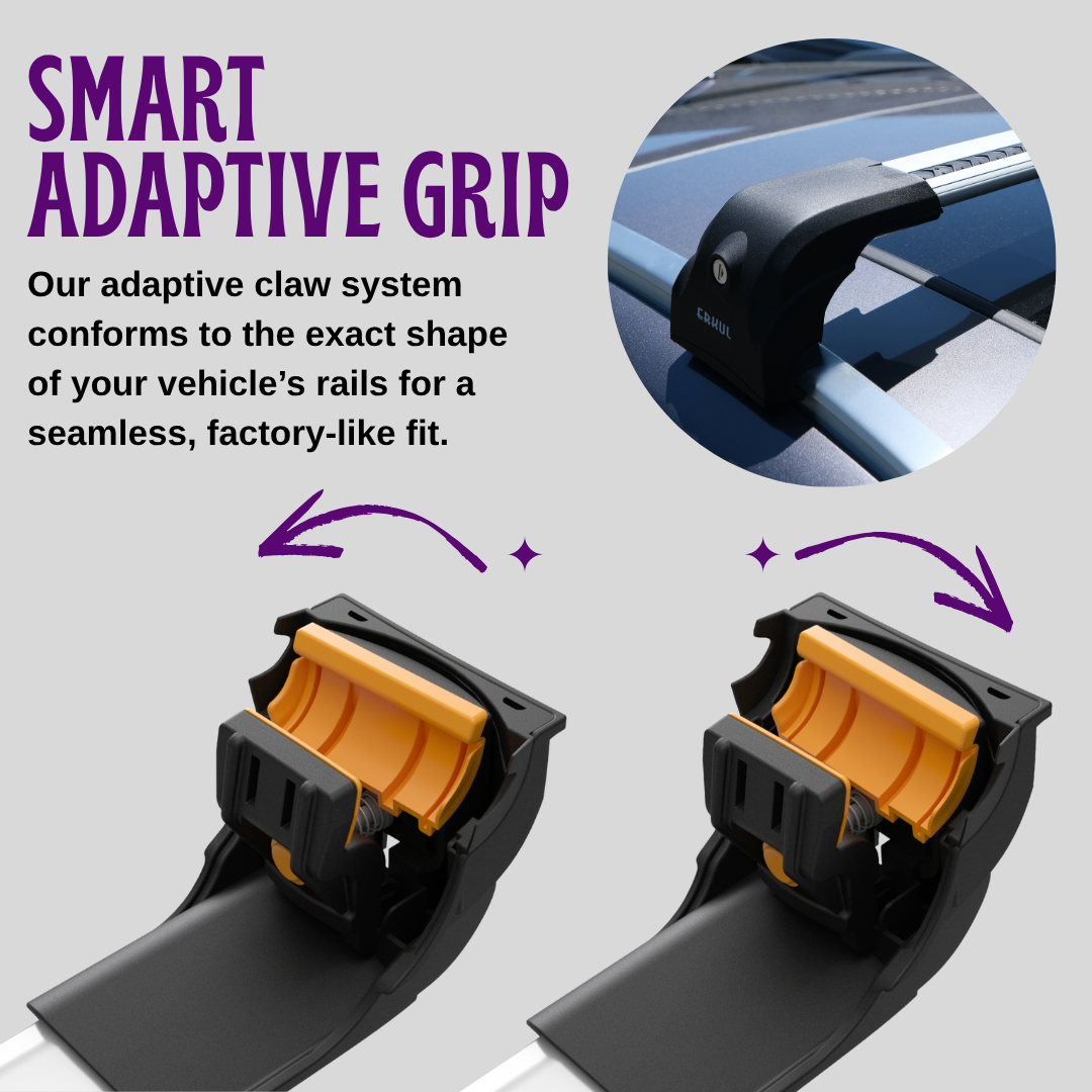 Mazda CX-50 2023-2026 Heavy Duty Roof Rack Cross Bars Black