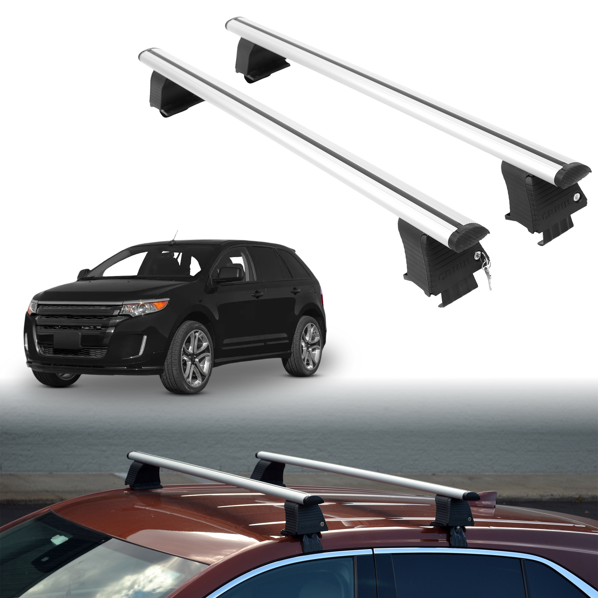 ERKUL Roof Rack Crossbars For FORD EDGE 2007-2014