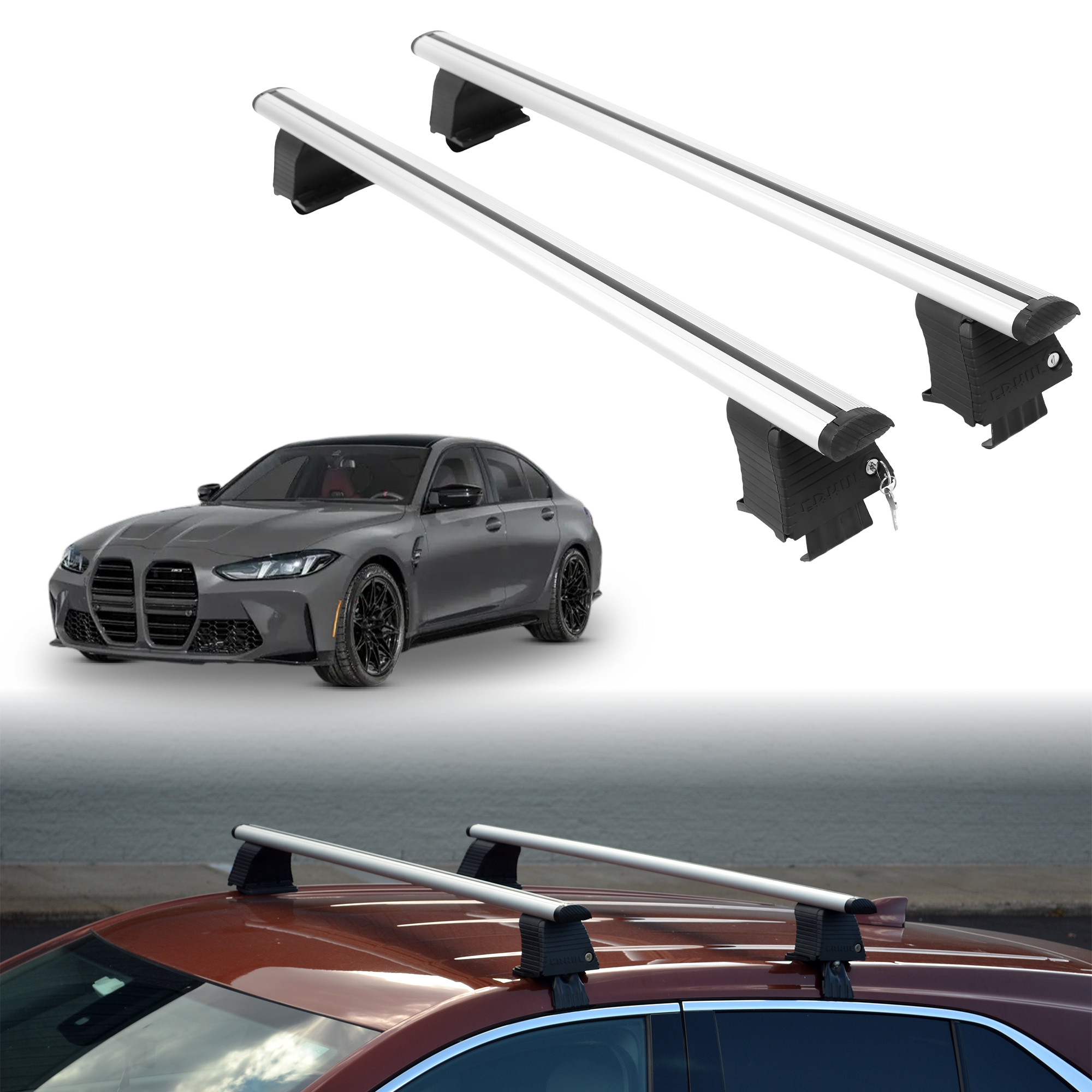 ERKUL Roof Rack Crossbars For BMW M3 2021-2026