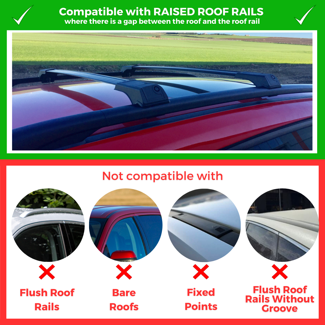 Heavy Duty Roof Rack Crossbars for Kia Seltos 2021-2026
