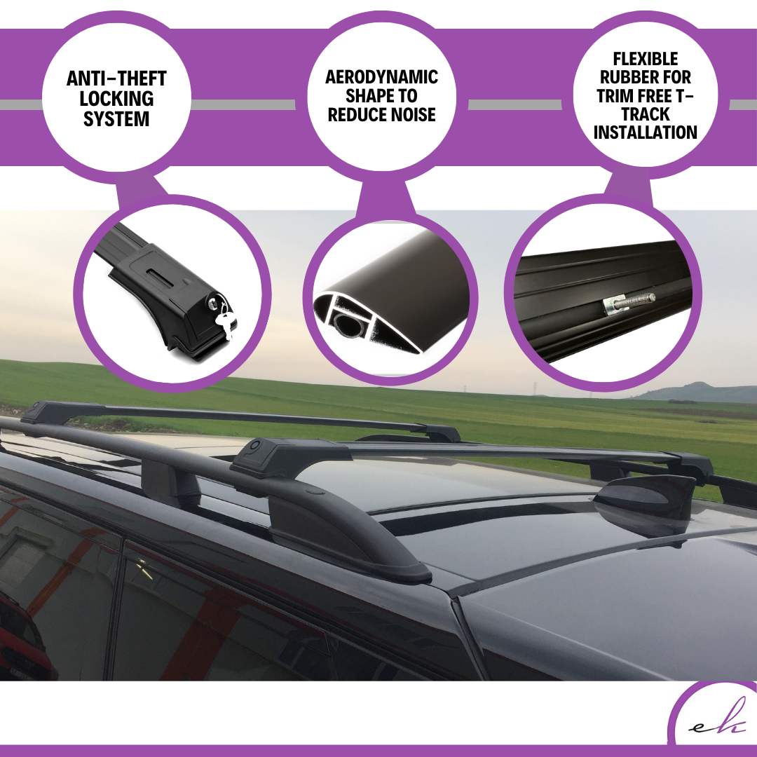 Heavy Duty Roof Rack Crossbars for Kia Seltos 2021-2026