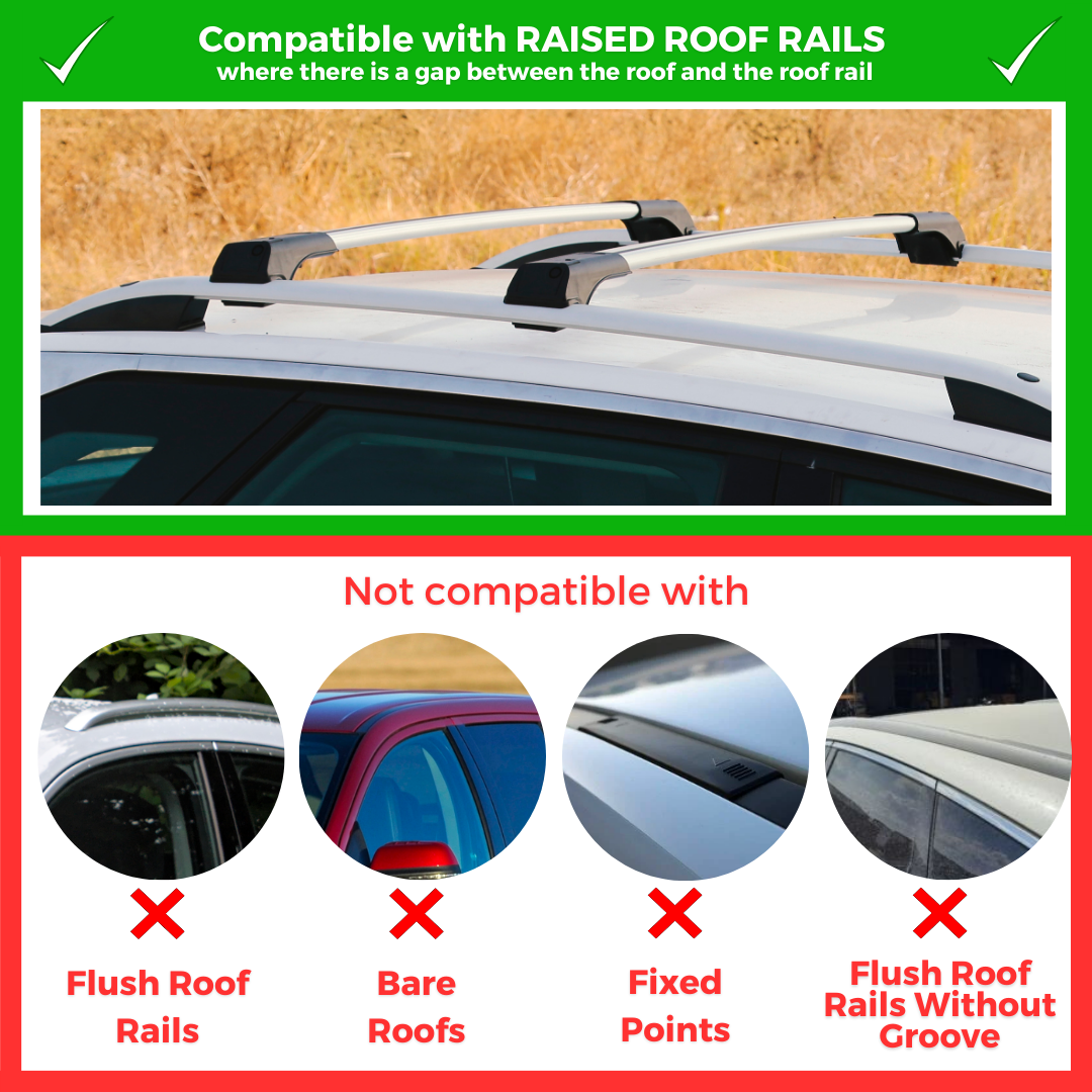 Heavy Duty Roof Rack Crossbars for Kia Seltos 2021-2026